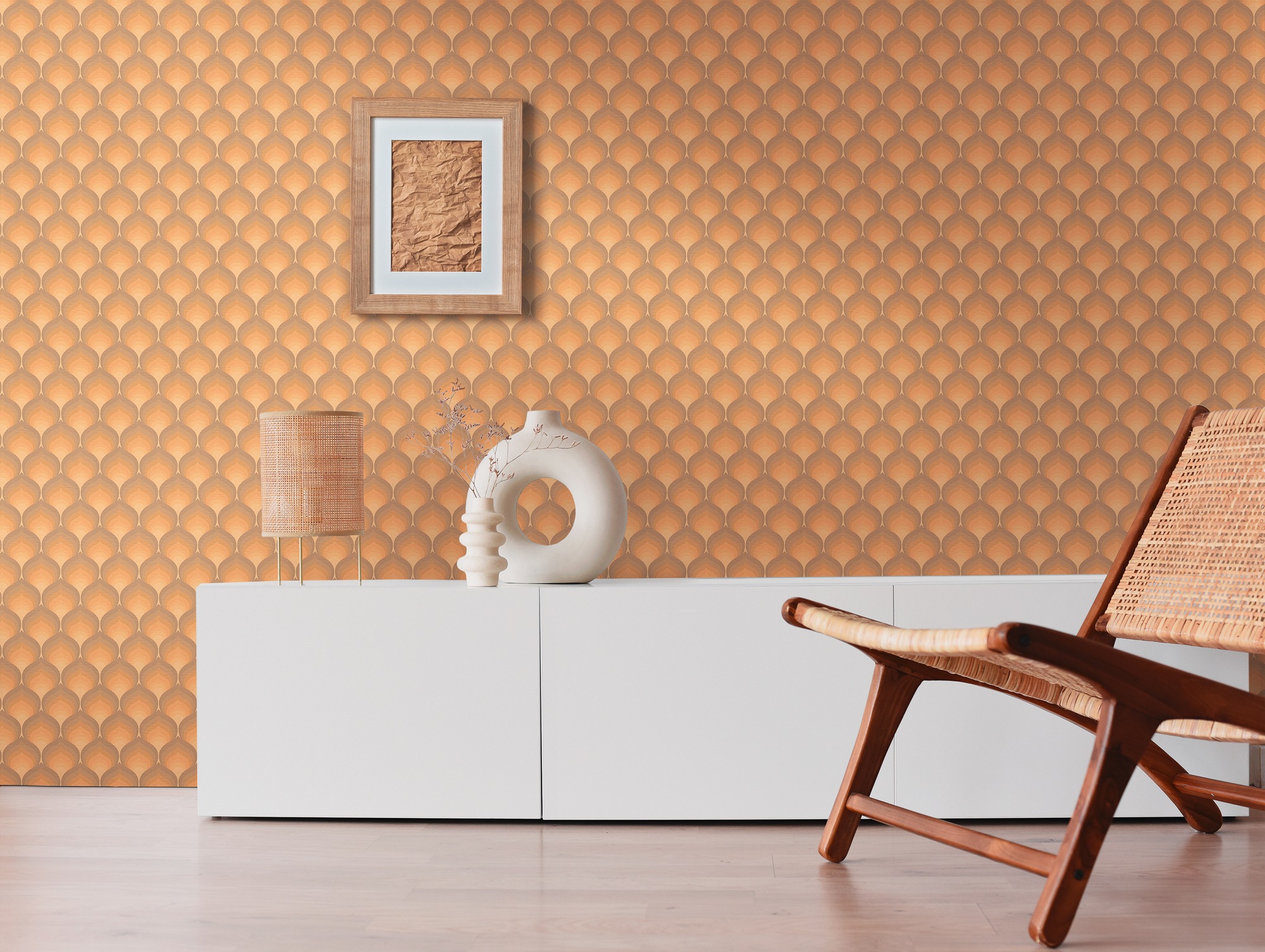 A.S. Création Vliestapete »Retro Chic Grafik-Tapete Mustertapete Retro 3D«, matt, Vintage Vliestapete für Schlafzimmer Küche Wohnzimmer Grafik Design
