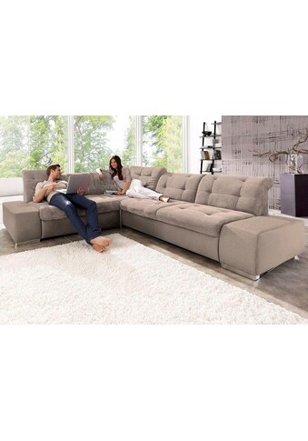 sit&more Sit&more Ecksofa »Pale« su Kopfteilver...