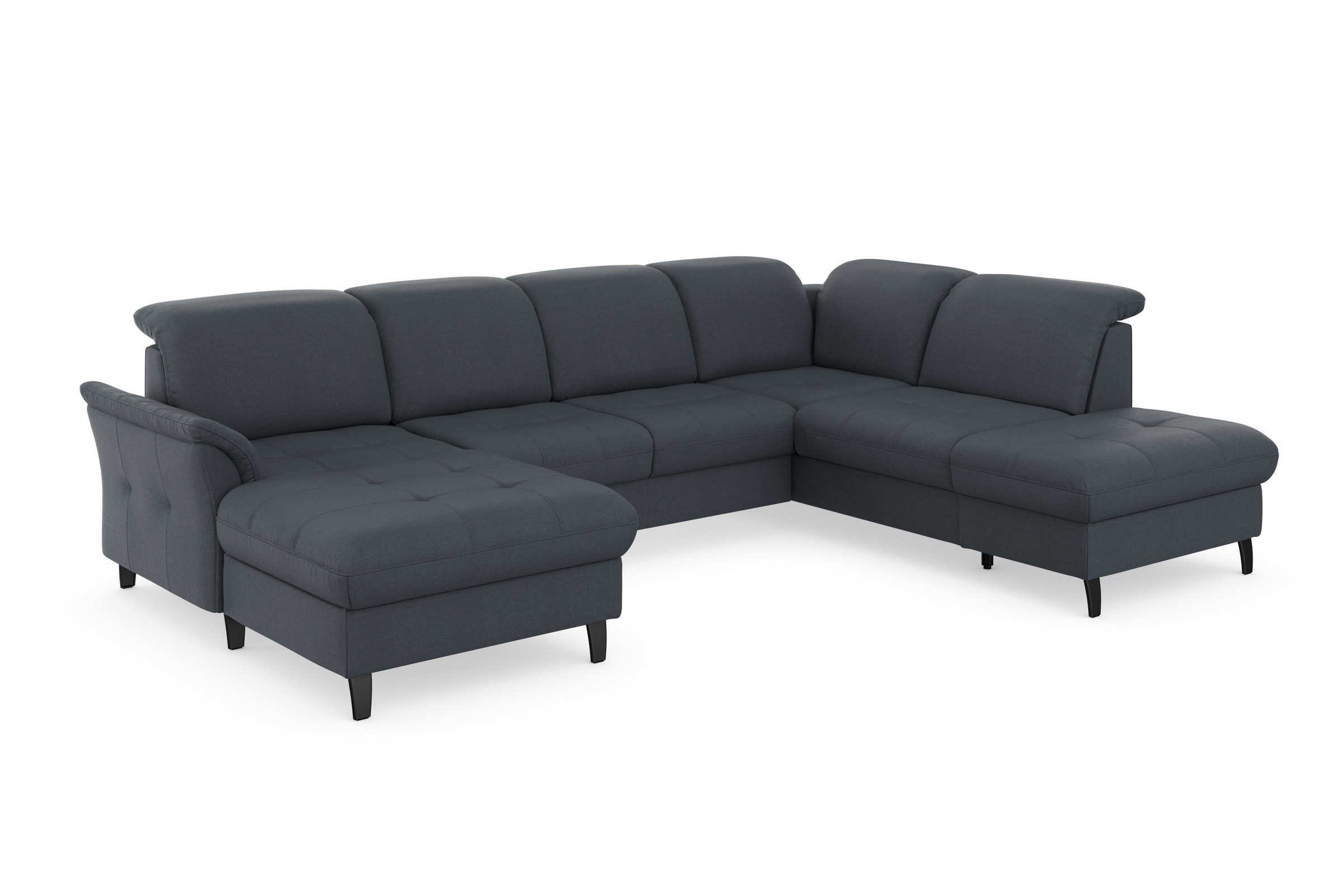 Thumbnail - sit&more Wohnlandschaft "Maggiore U-Form" wahlweise mit Kopfteilverstellung, Bettfunktion und Stauraum