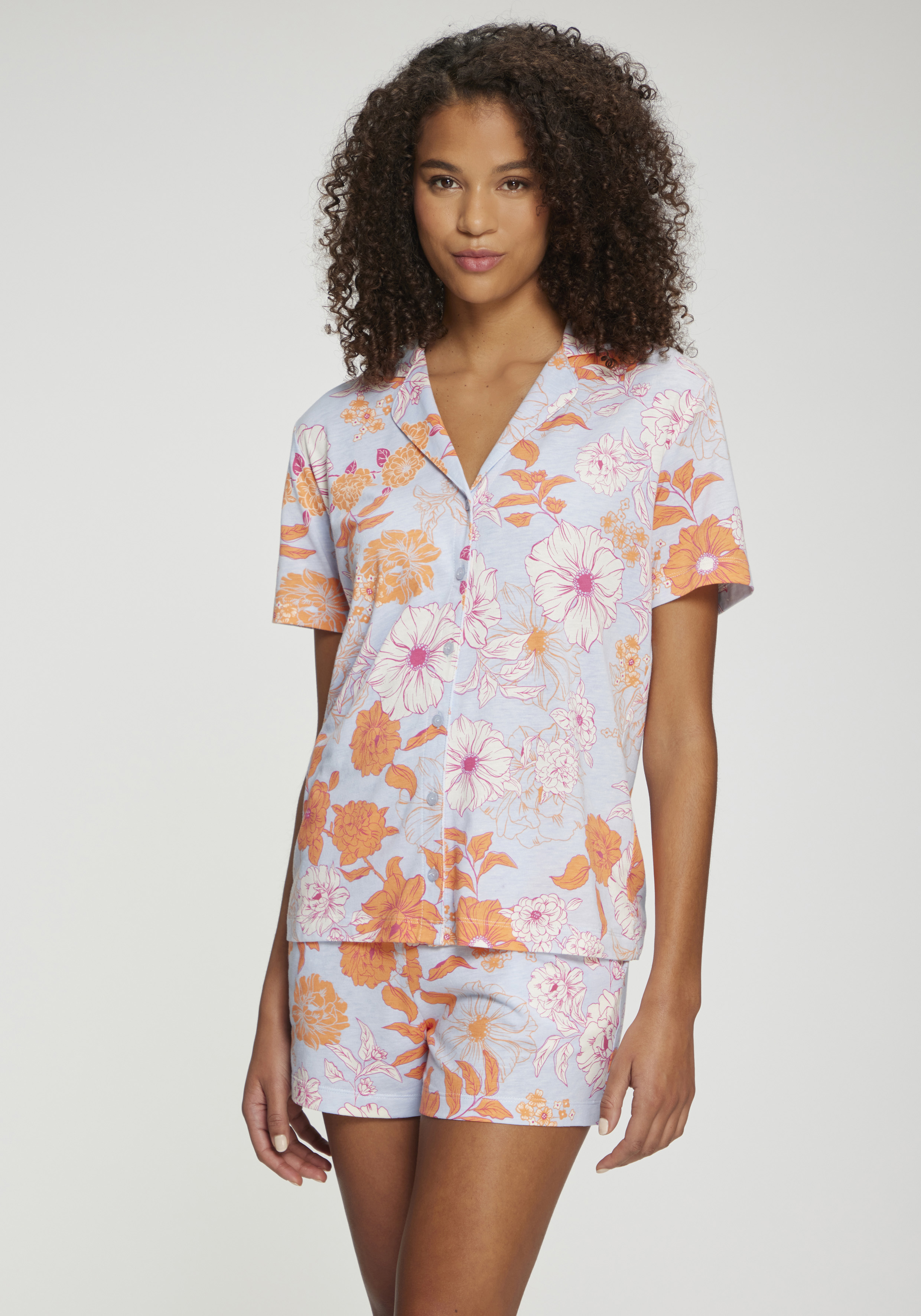 s.Oliver Shorty Set, 2 mit Blumen-Muster