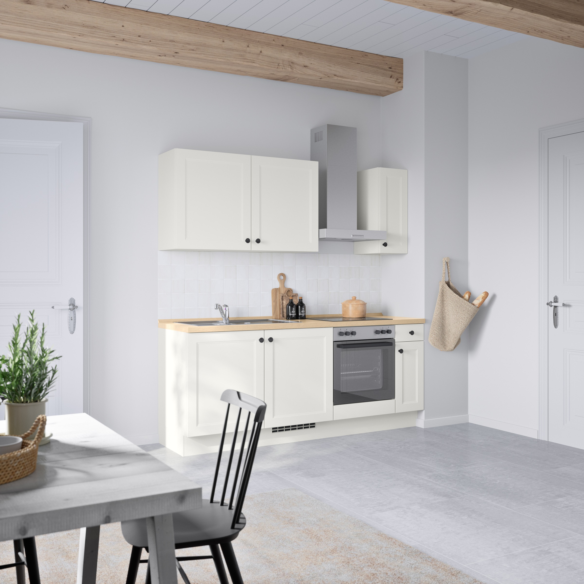 nobilia® Küchenzeile »"Cascada I"«, vormontiert, Ausrichtung wählbar, Breite 210 cm, wahlw. mit E-Geräten