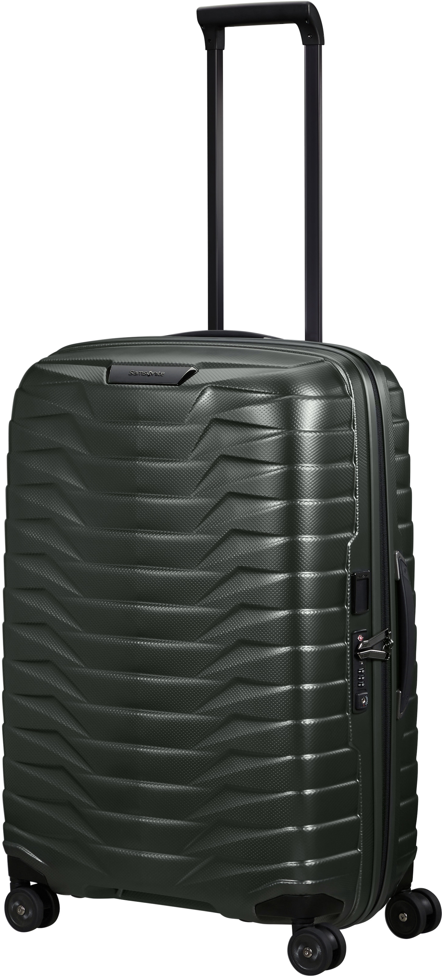 Samsonite Hartschalen-Trolley »Proxis, 69 cm«, 4 Rollen, Reisekoffer Aufgabegepäck TSA-Zahlenschloss Made in Europe