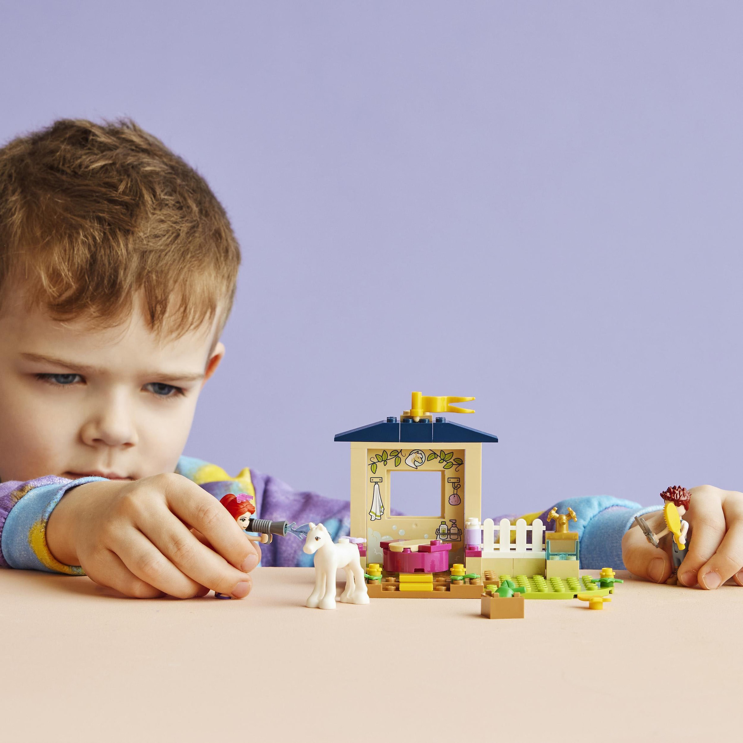 LEGO® Konstruktionsspielsteine »Ponypflege (41696), LEGO® Friends«, (60 St.), Made in Europe