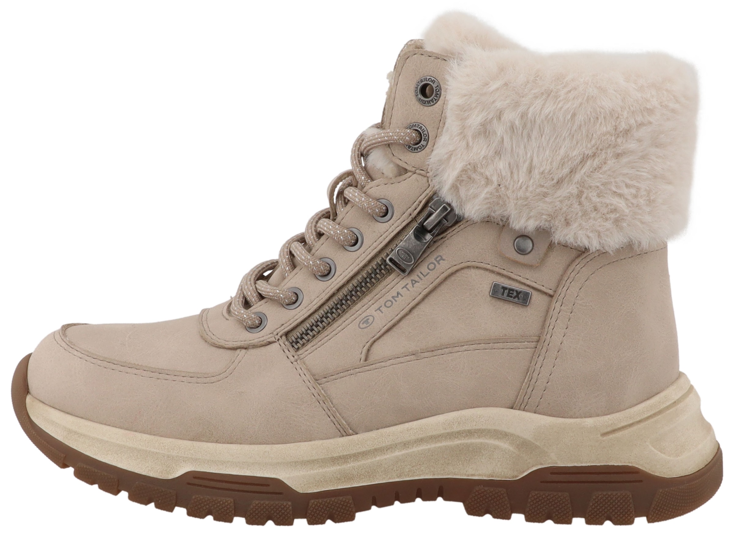 TOM TAILOR Winterboots, Winterboots, Schnürboots mit TEX-Membrane