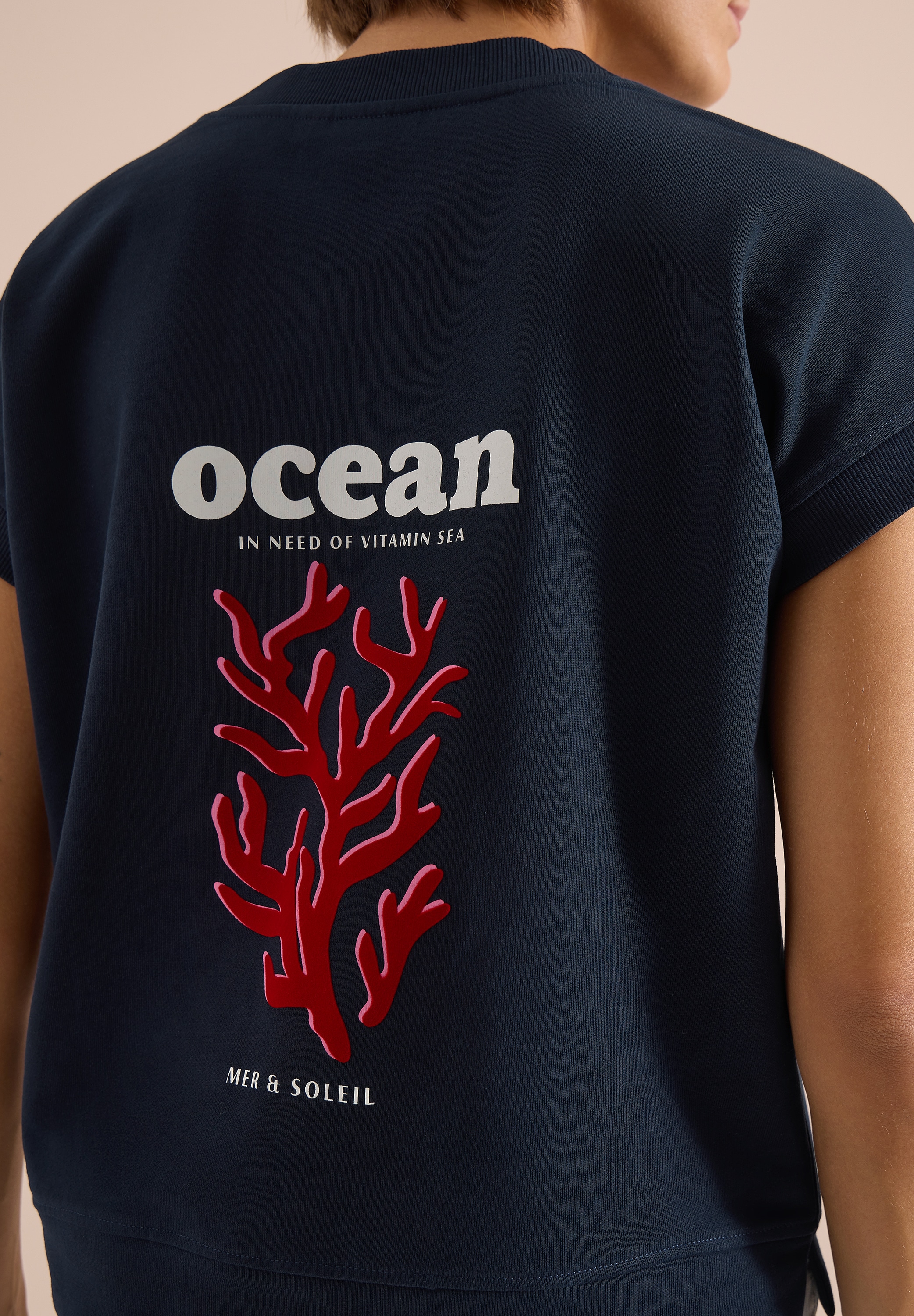Cecil Sweatshirt , Sommer-Sweatshirt mit Backprint

