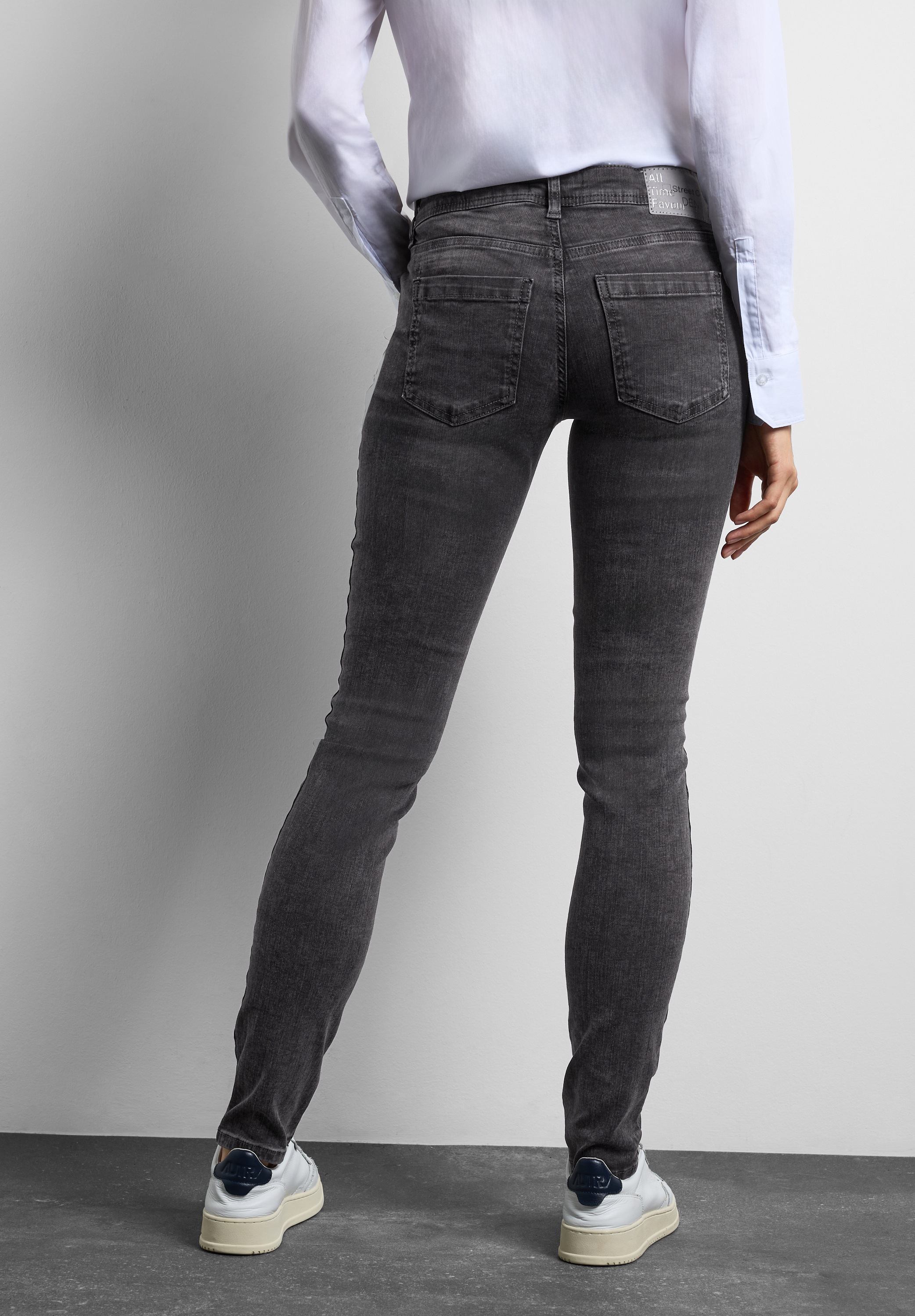 STREET ONE Slim-fit-Jeans, Middle Waist