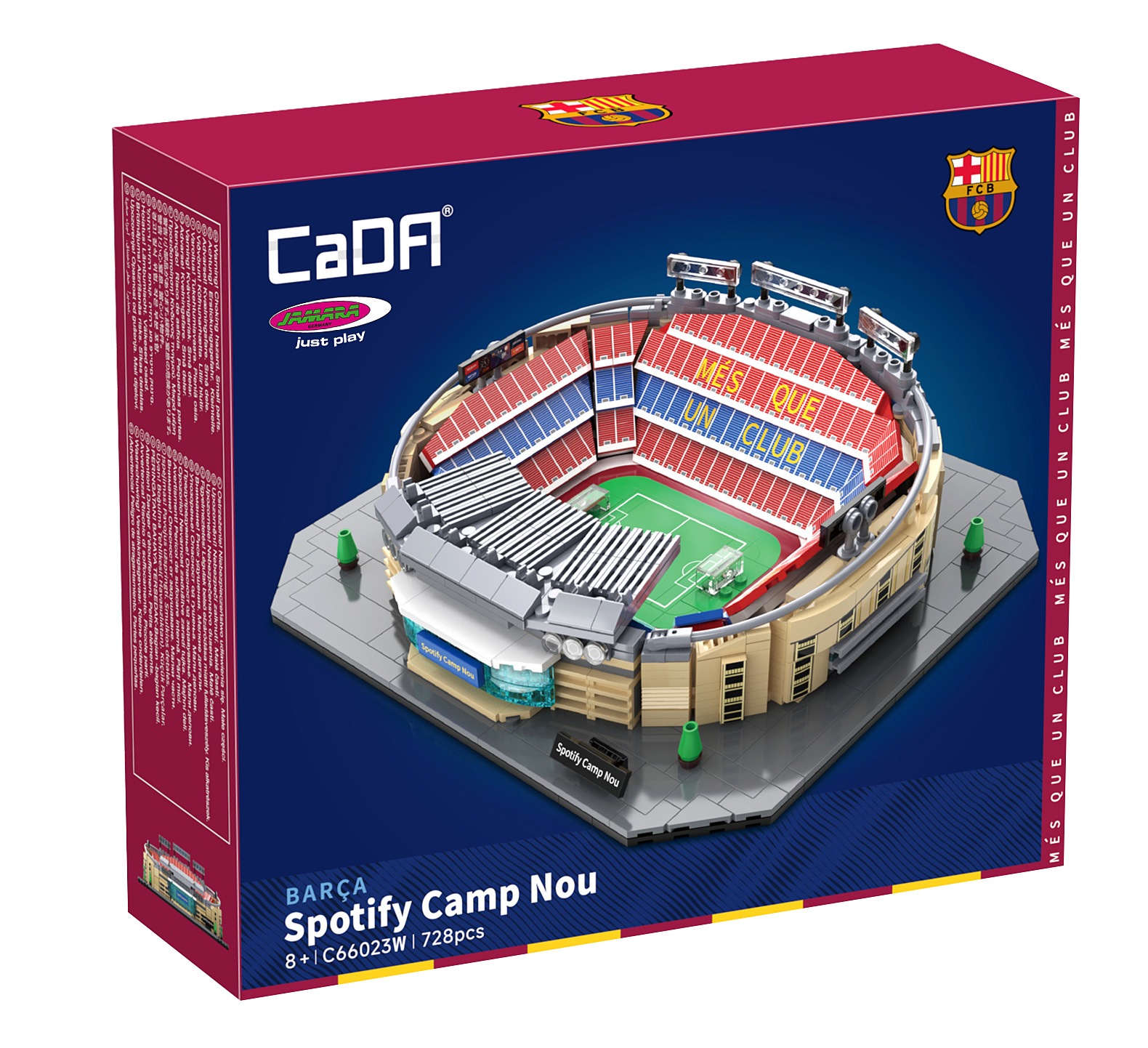 Jamara Konstruktions-Spielset »CaDA, Brick, Camp Nou Stadion FC Barcelona (402910)«