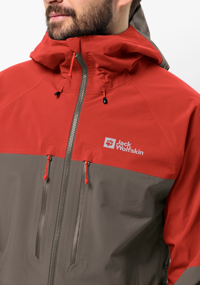 Thumbnail - Jack Wolfskin Fahrradjacke "MOROBBIA 3L JKT M" mitKapuze