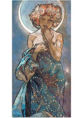 Artland Paveikslas »Sterne Der Mond 1902« Frau...
