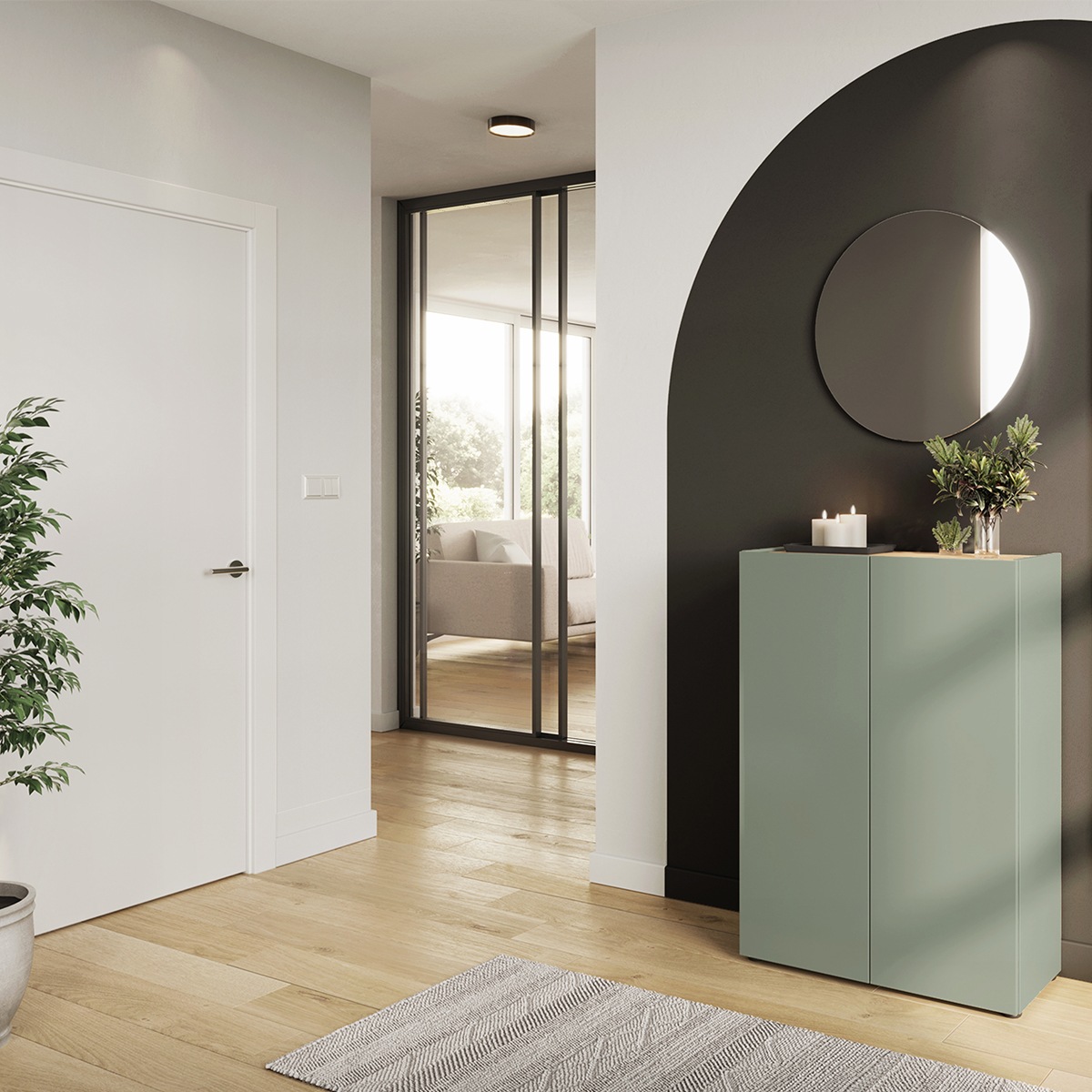 GERMANIA Garderoben-Set "GW-Alviano" 2 Stk. tlg. günstig online kaufen