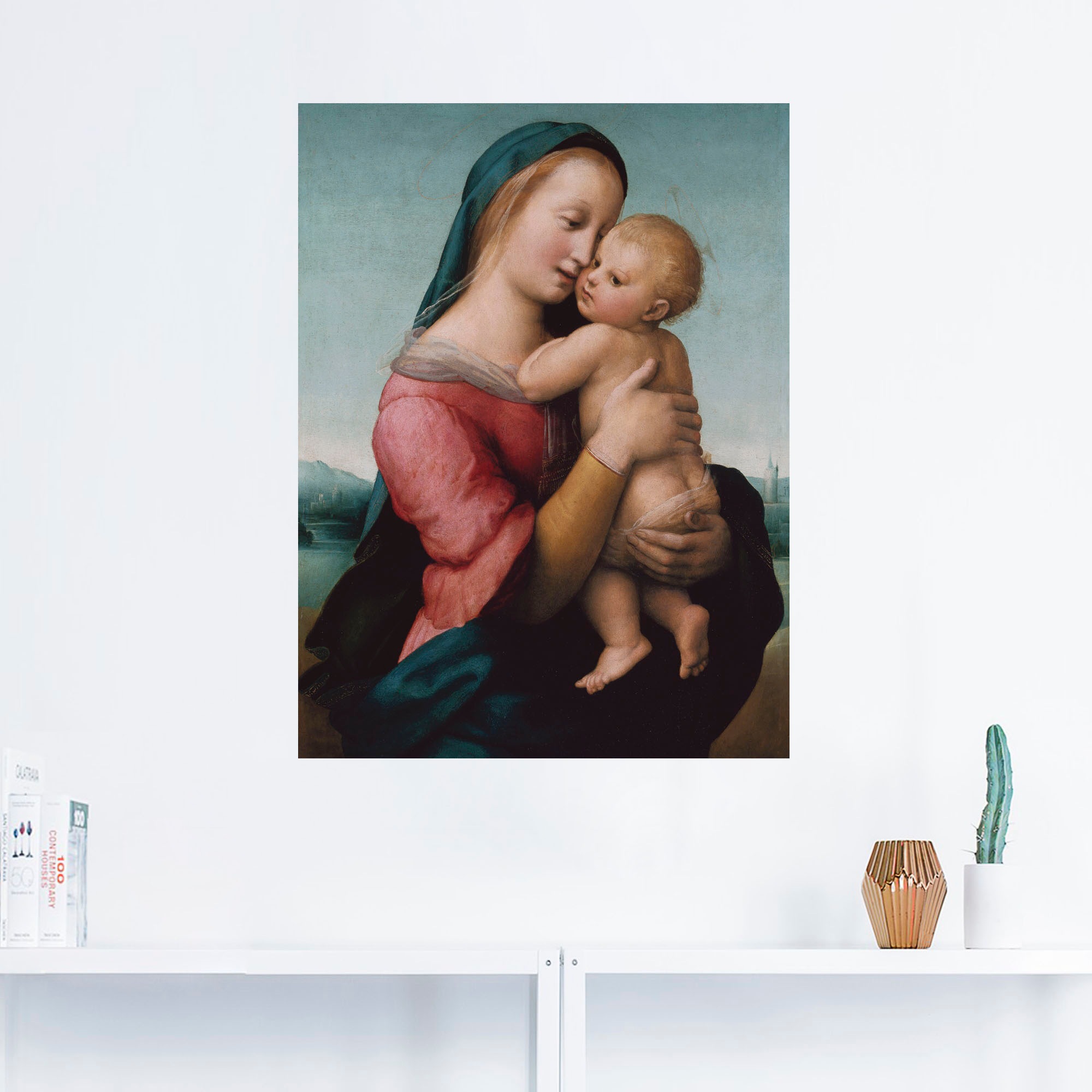 Artland Leinwandbild »Die Madonna Tempi. Um 1507«, Gruppen & Familien, (1 St.), auf Keilrahmen gespannt