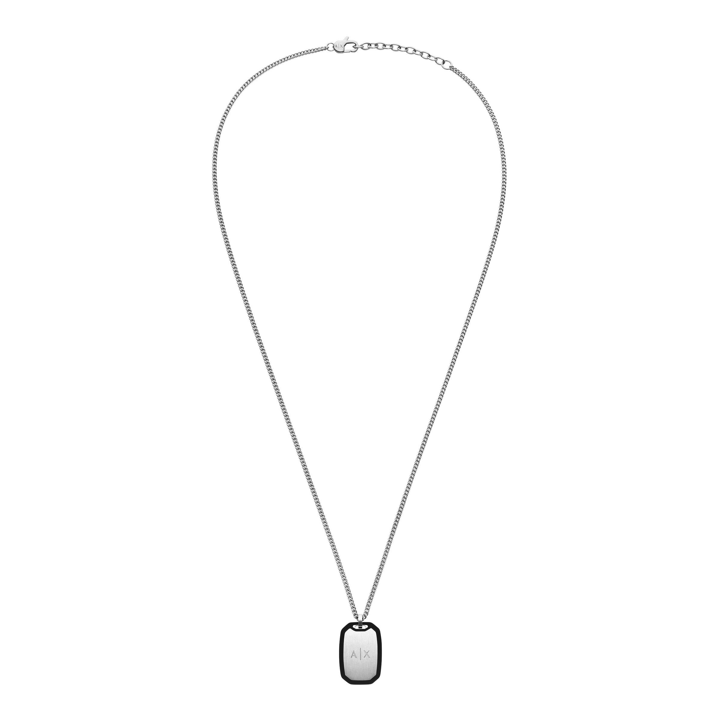 ARMANI EXCHANGE Kette mit Anhänger »Schmuck Geschenk Edelstahl, Silikon«