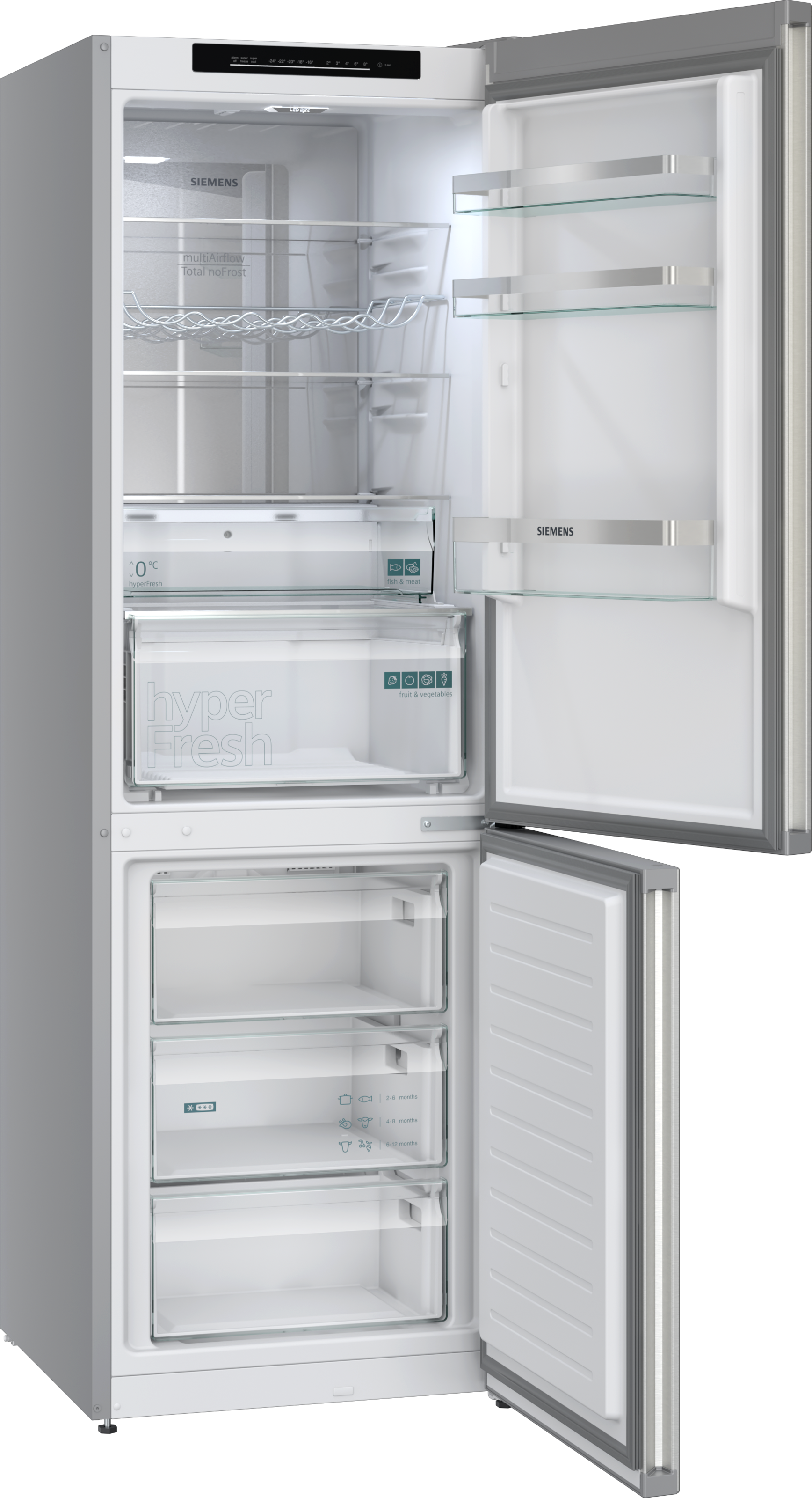 SIEMENS Kühl-/Gefrierkombination iQ300 "KG36NVIAG" 186 cm hoch 60 cm breit günstig online kaufen