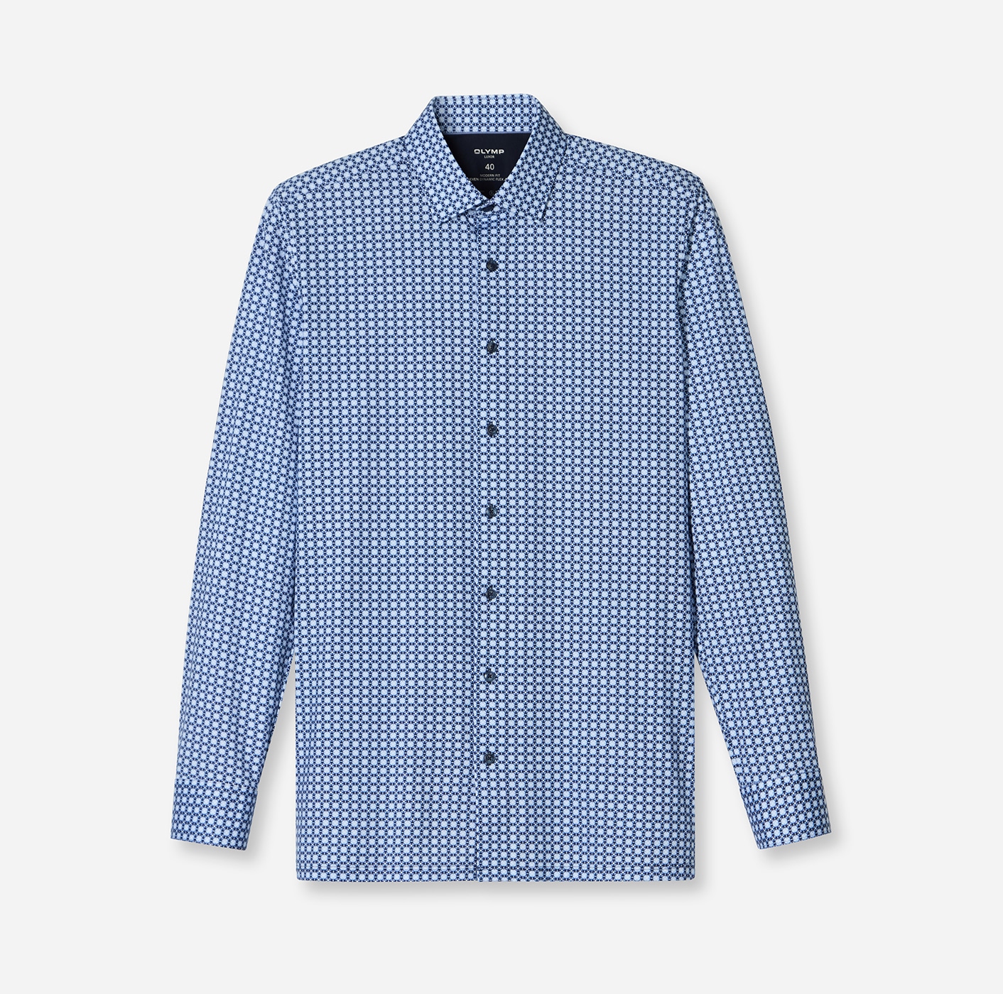 OLYMP Langarmhemd "24/7 - Luxor", atmungsaktiv, modern fit, New-Kentkragen, günstig online kaufen