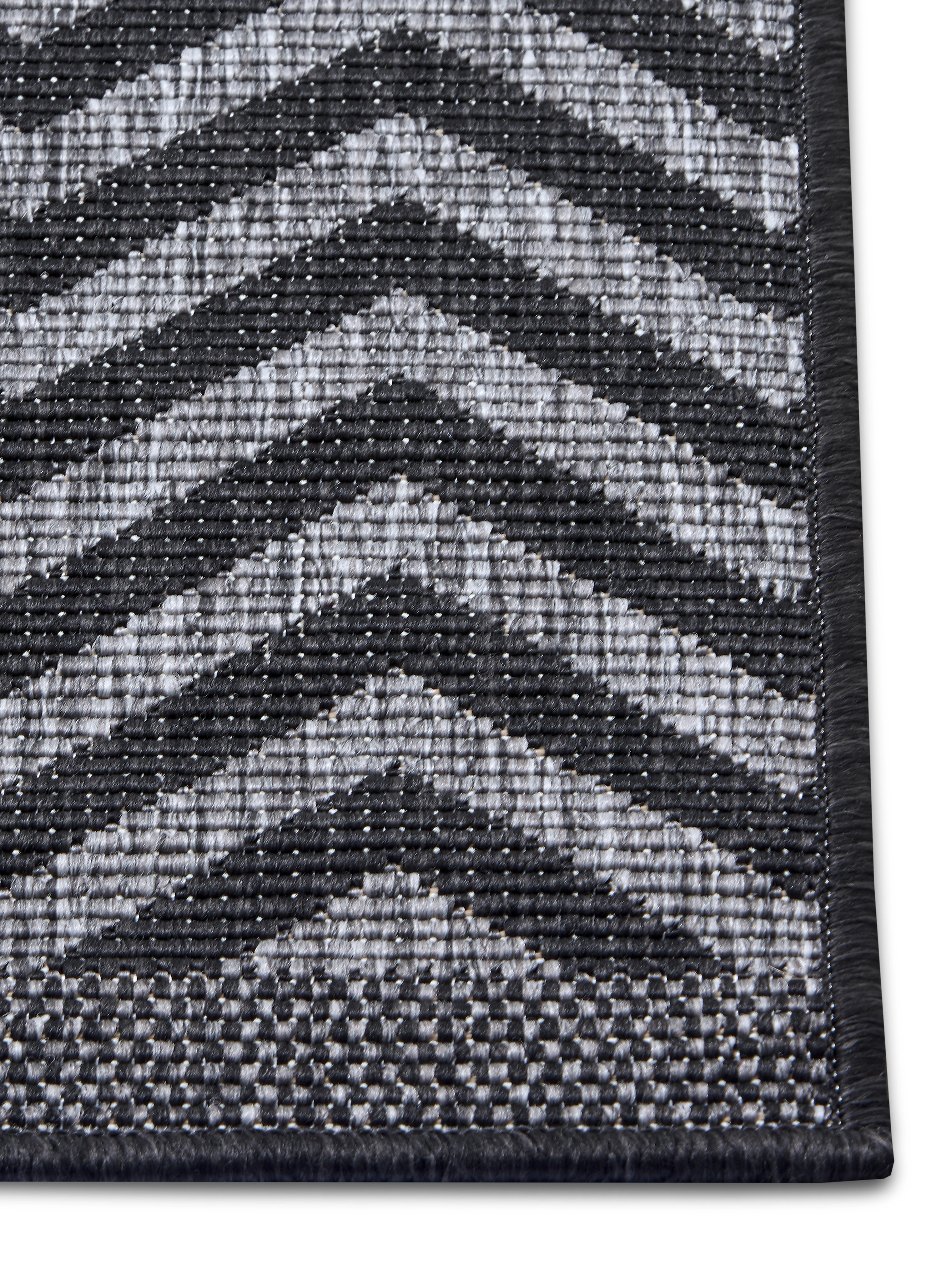 NORTHRUGS Teppich »Palma Wendeteppich«, rechteckig, 5 mm Höhe, In-& Outdoor, Wetterfest, Balkon, Läufer, Wohnzimmer, Wasserfest