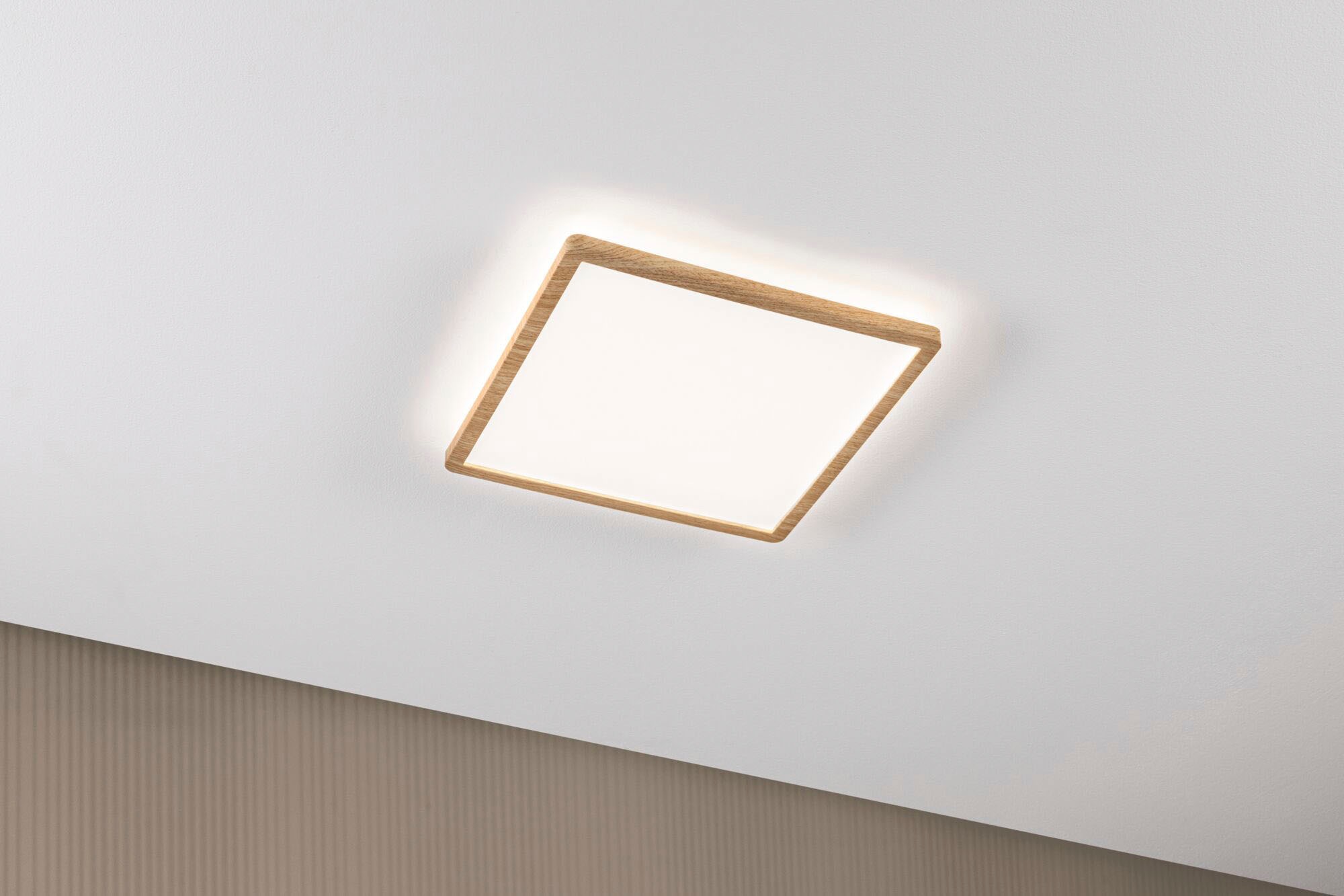 »Atria Eiche BAUR Hintergrundbeleuchtung Paulmann LED 4000K bestellen Panel Shine 293x293 IP44«, 1 | 22W flammig-flammig, Kunststoff