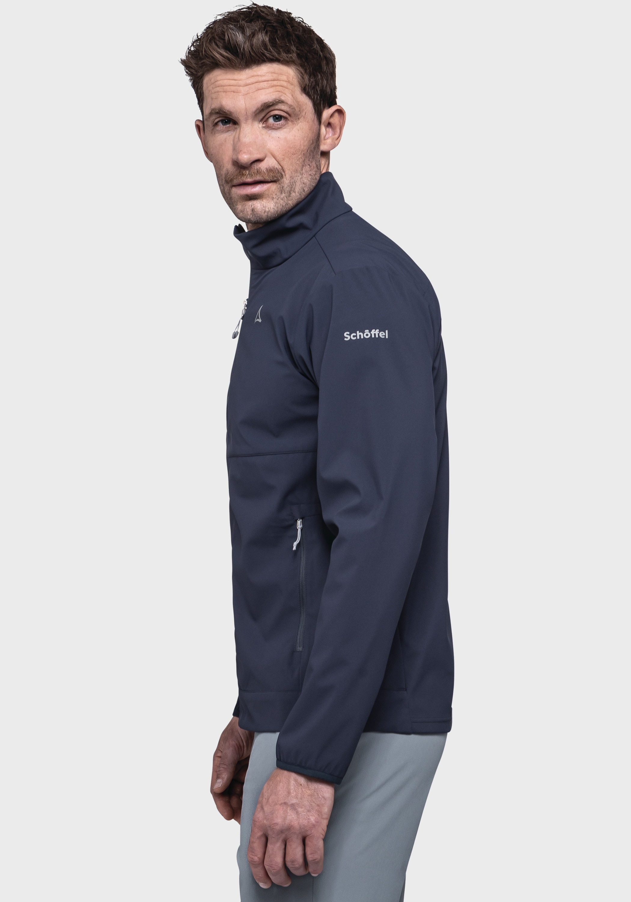 Schöffel Outdoorjacke »Hiking Softshell Jk Style Mirusha MNS«, ohne Kapuze