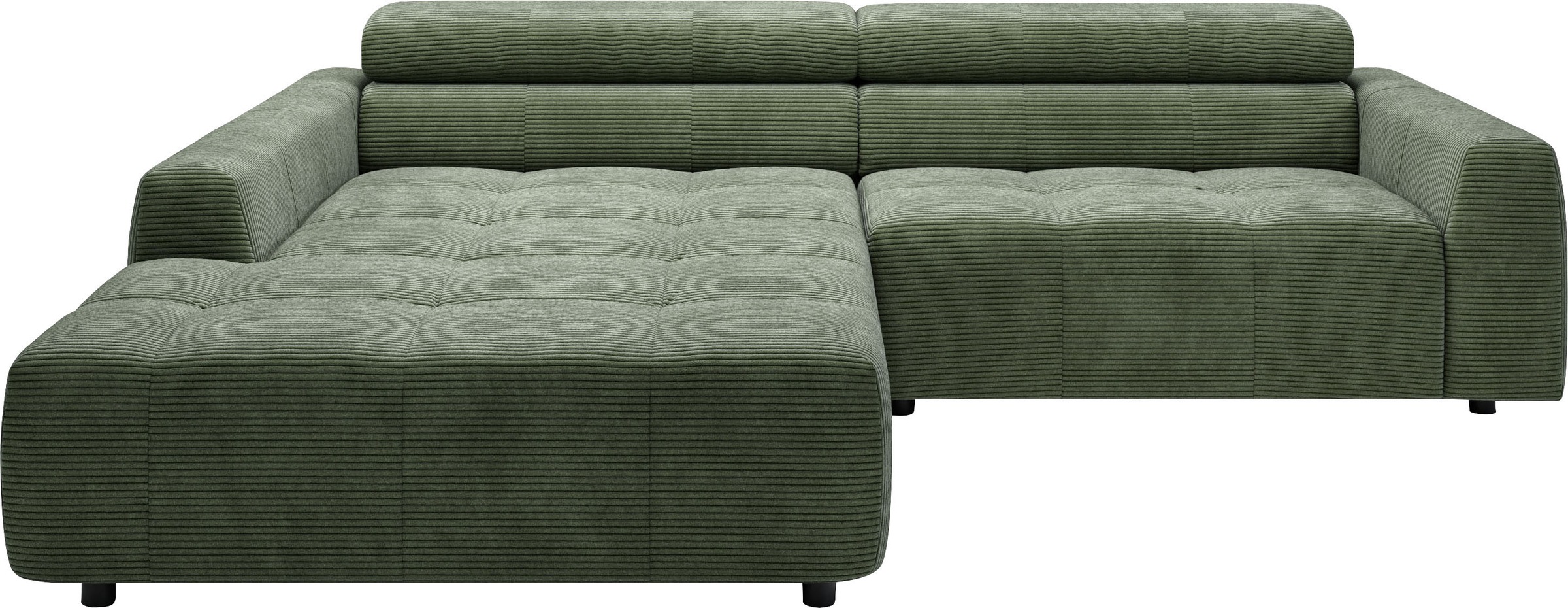 3C Candy Ecksofa "Denver auch mit Cord- und Easy care-Bezug, Kopfteilverste günstig online kaufen