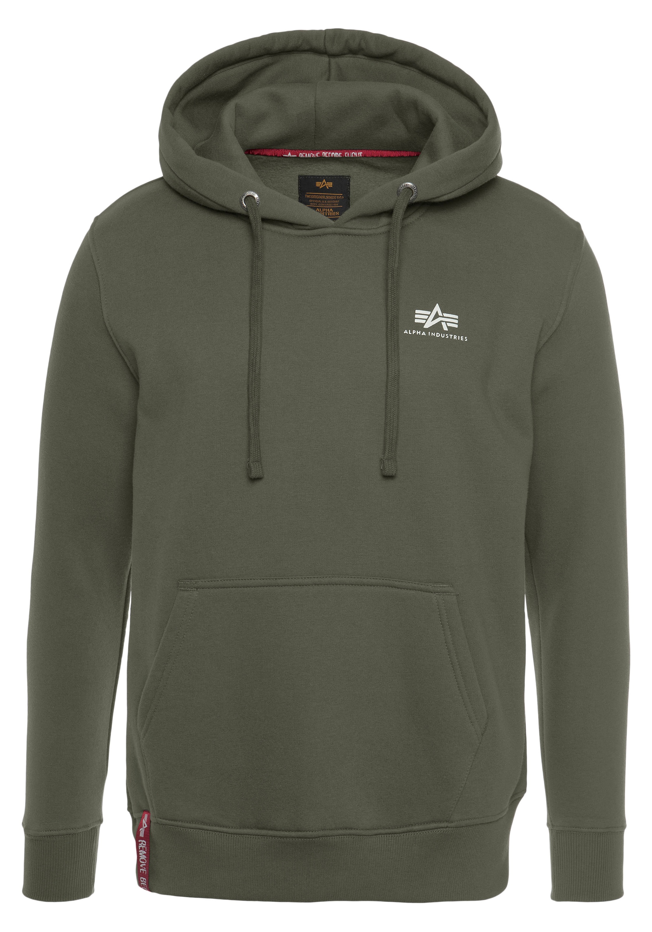 Alpha Industries "Hoody Small Logo", Baumwollmischung, regular fit günstig online kaufen