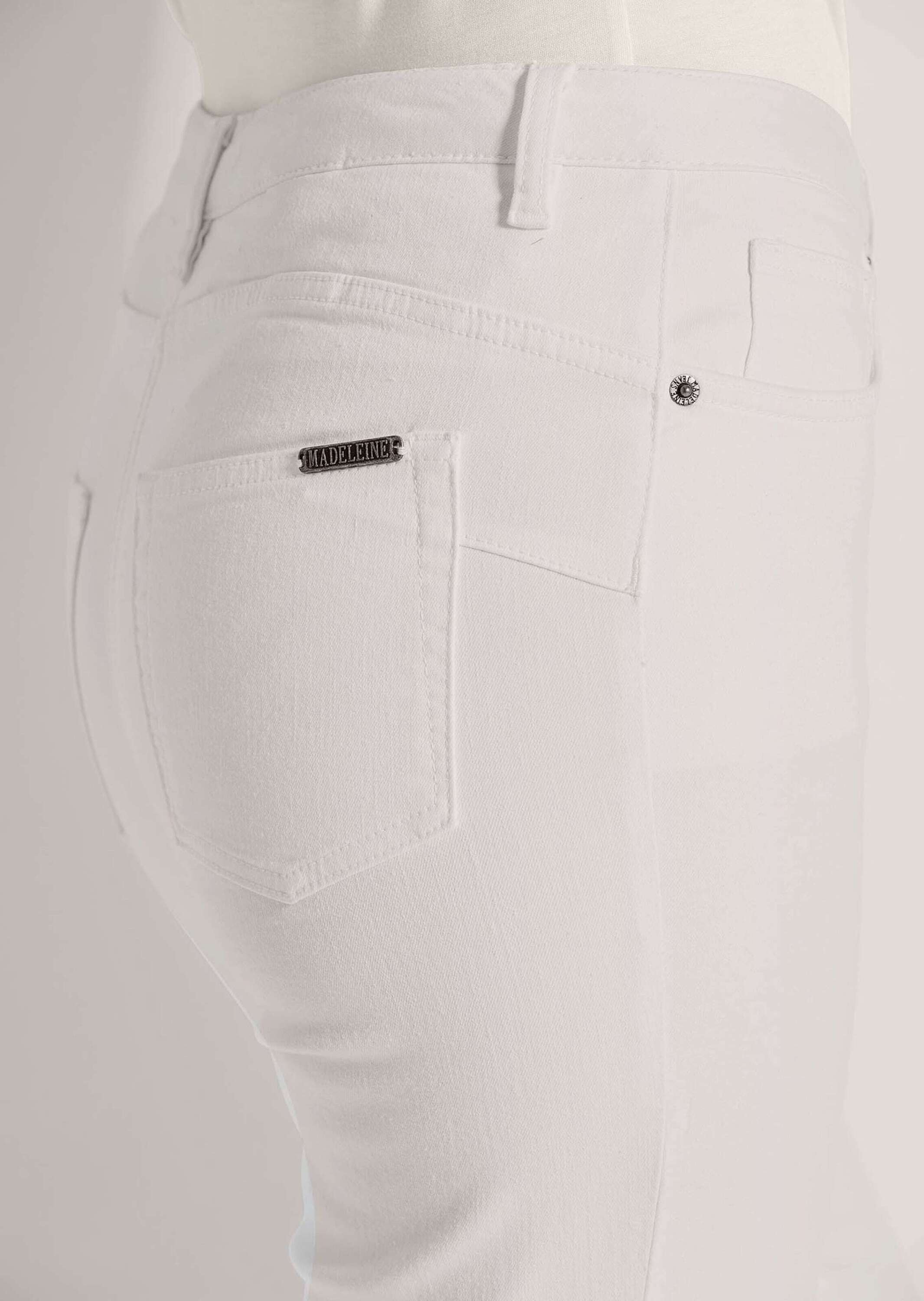 MADELEINE Regular-fit-Jeans »Jeans Jeans mit feinem Fransensaum«