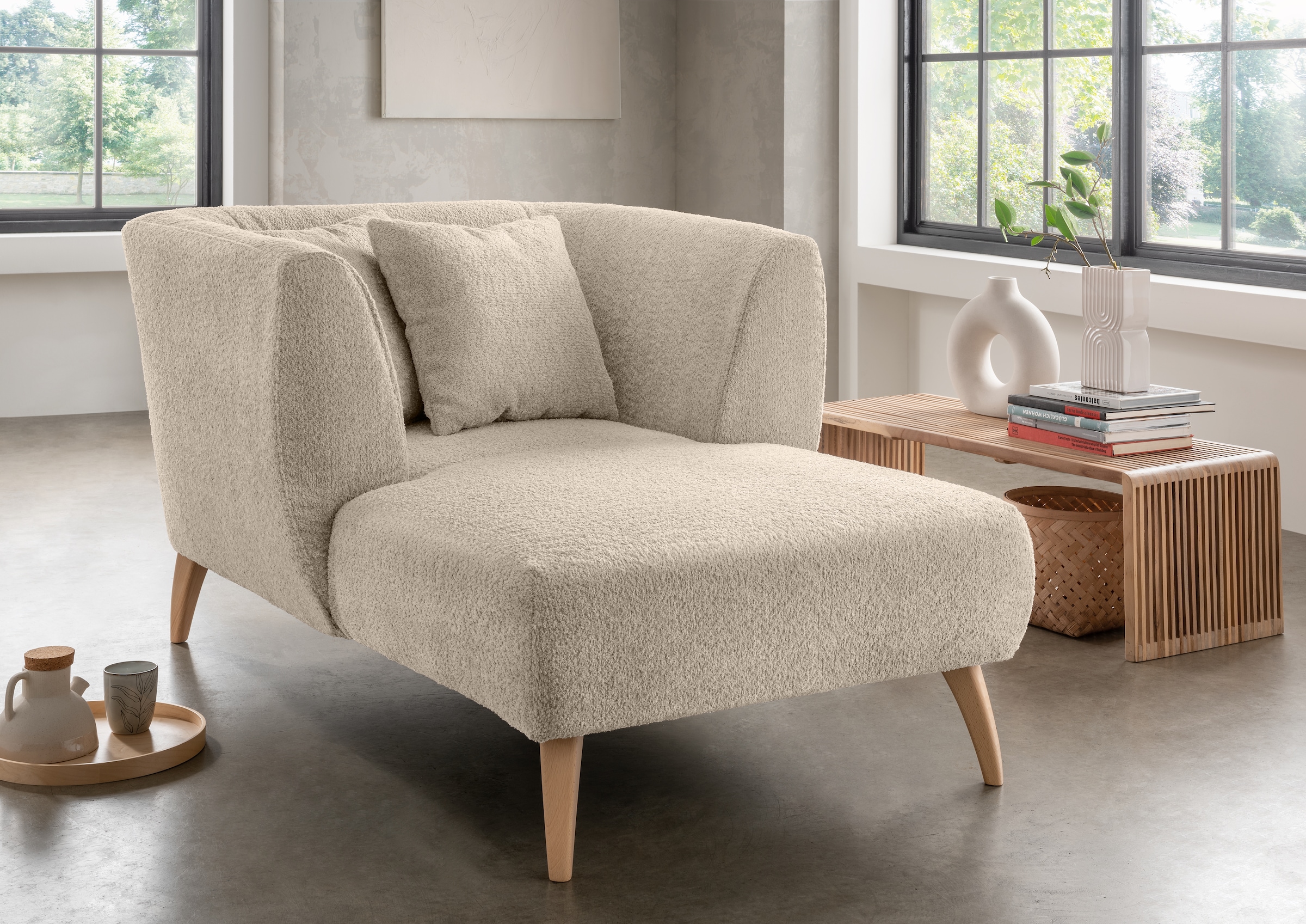 Home affaire Relaxsessel »Lazio modern und bequem, schmale Armlehnen, tolle Detailverarbeitung«