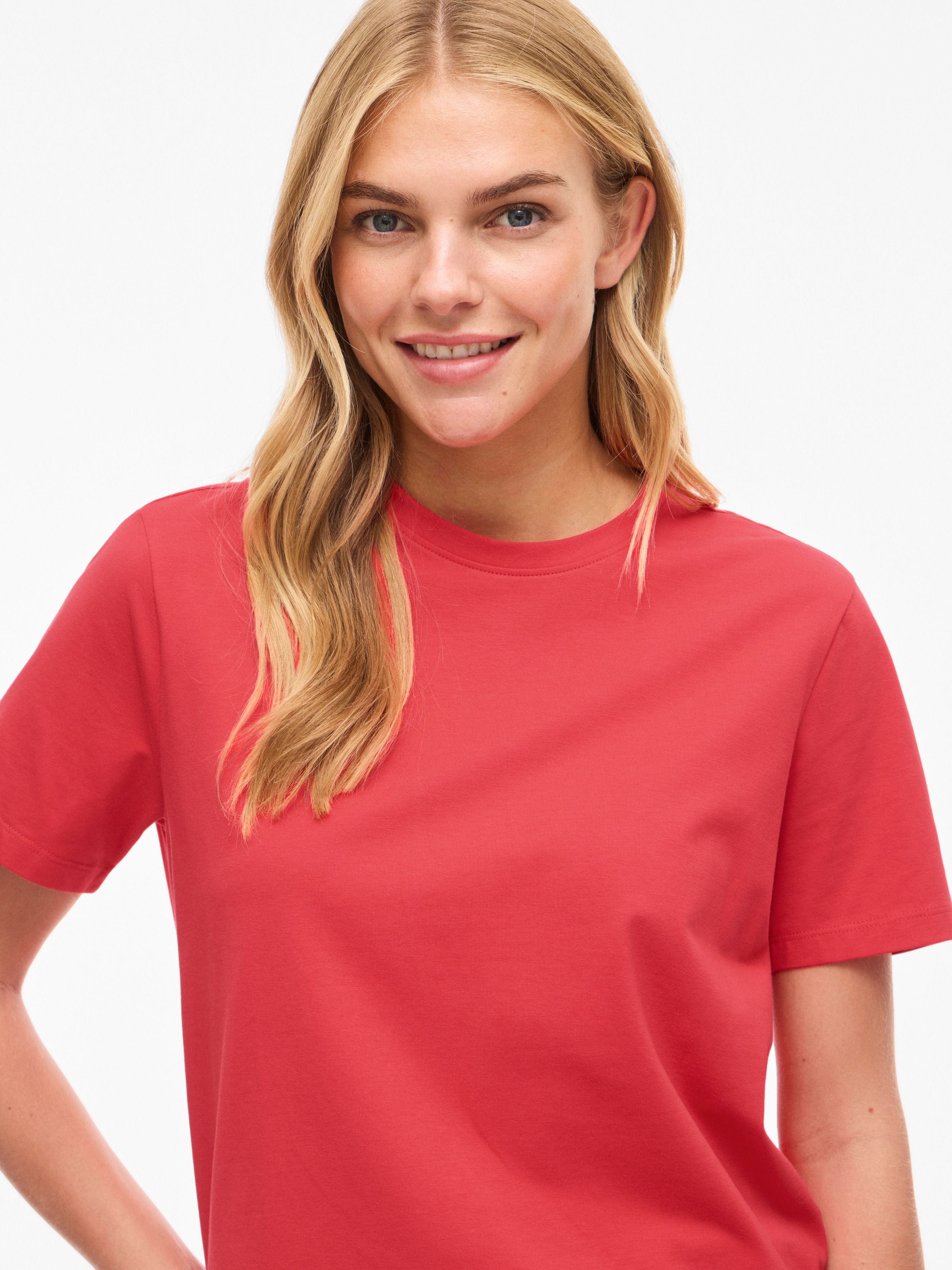 Thumbnail - Vila Kurzarmshirt "VINORA S/S T-SHIRT - NOOS" Baumwollmischung, regular fit