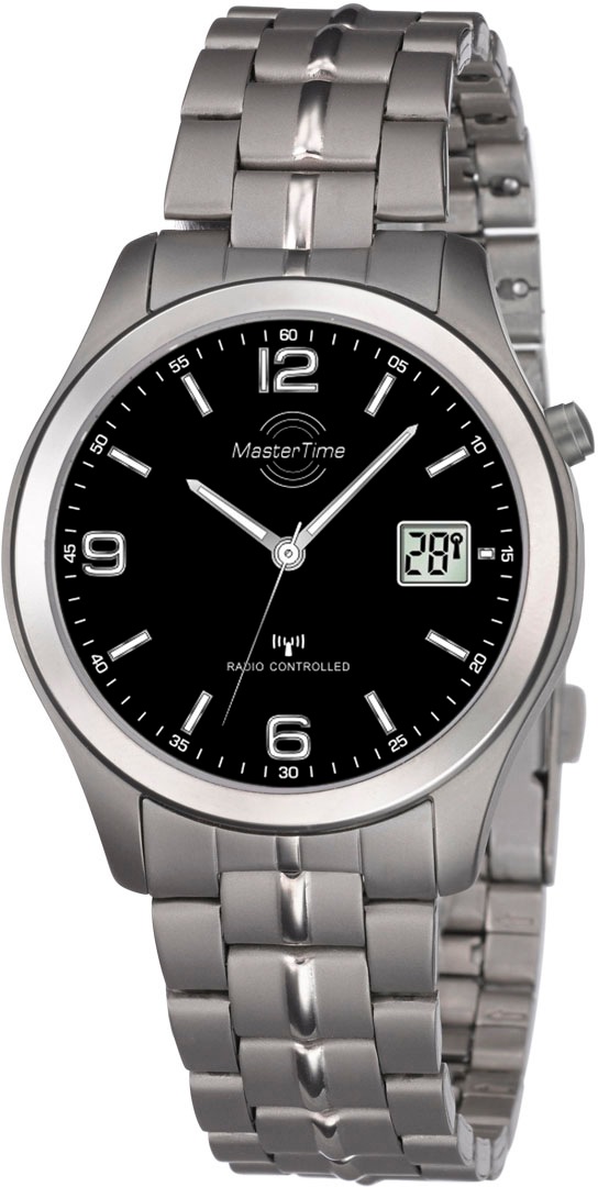 MASTER TIME Funkuhr »MTGT-10349-22M«, 3 Zeiger davon 2 Leuchtzeiger  bestellen | BAUR