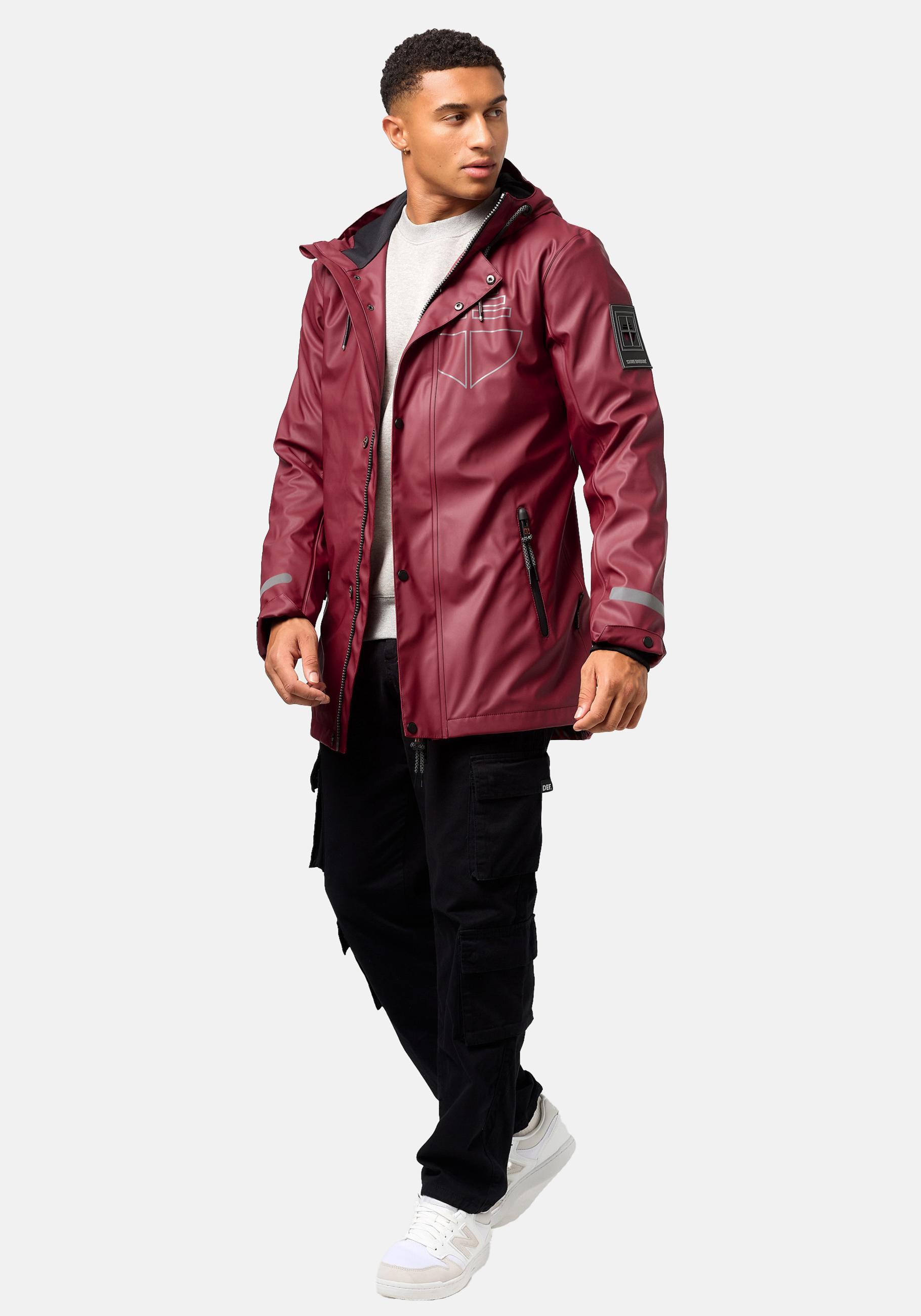 Thumbnail - Stone Harbour Regenmantel "Tamio" Wasserdichter Herren Regenjacke mit langen Ärmeln
