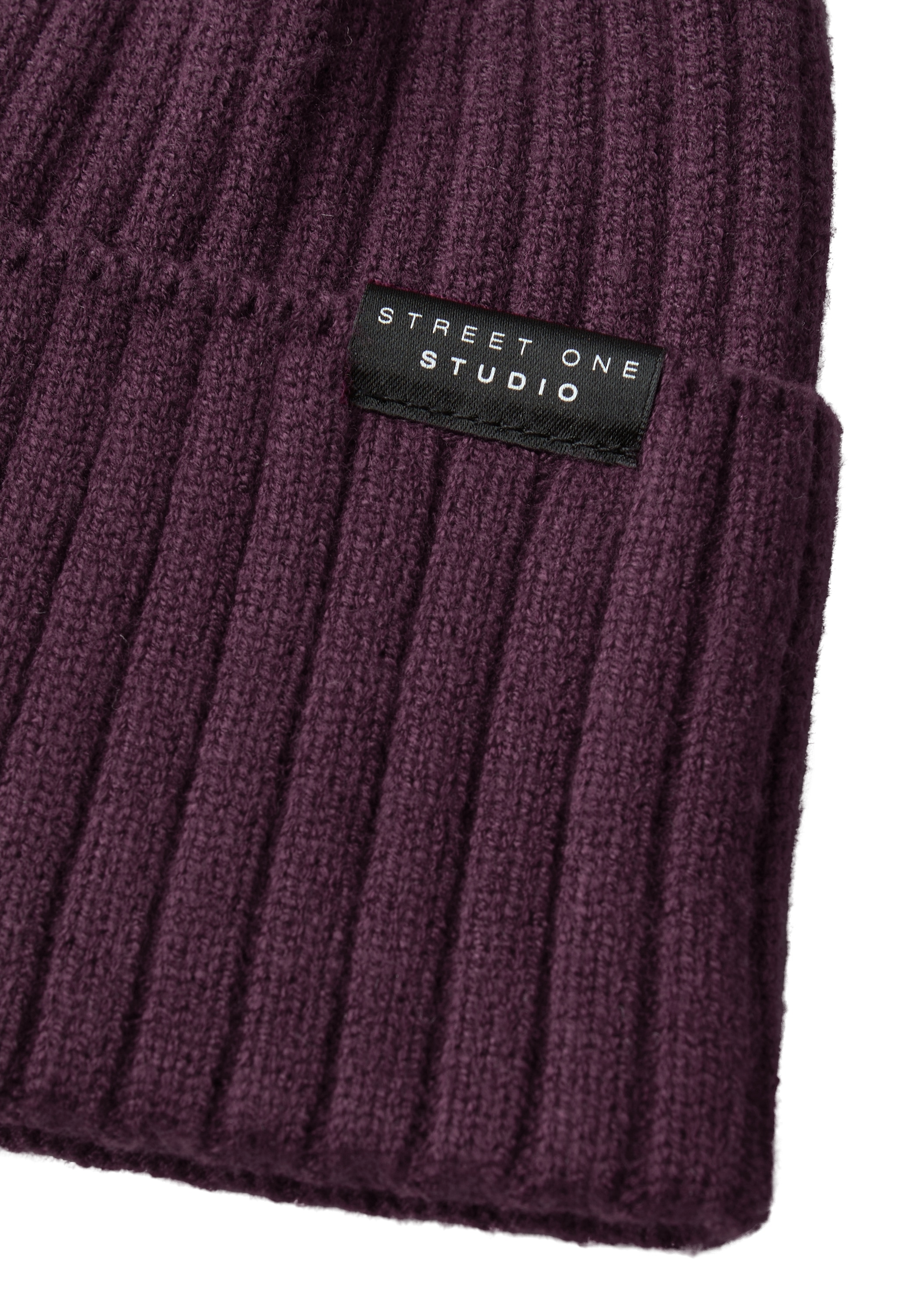 STREET ONE STUDIO Strickmütze aus softem Materialmix