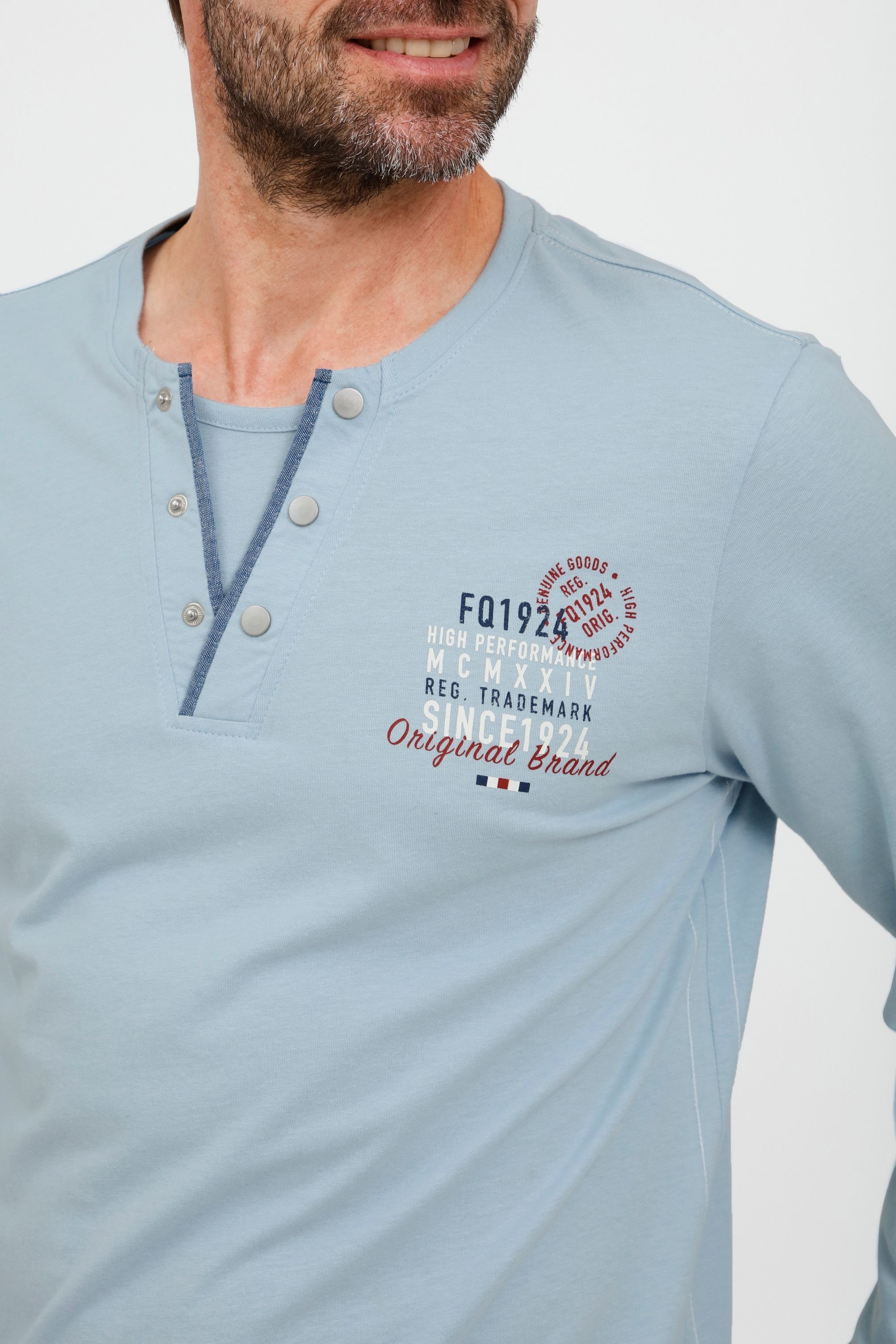 FQ1924 Henleyshirt »Henleyshirt FQRolf«