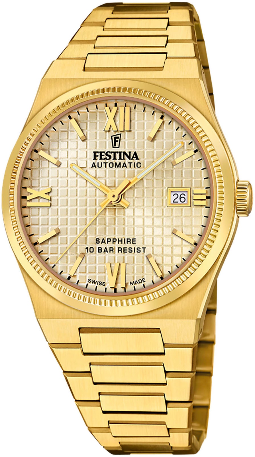 Festina Automatikuhr, Armbanduhr, Damenuhr, Herrenuhr, Swiss Made, meachanische Uhr