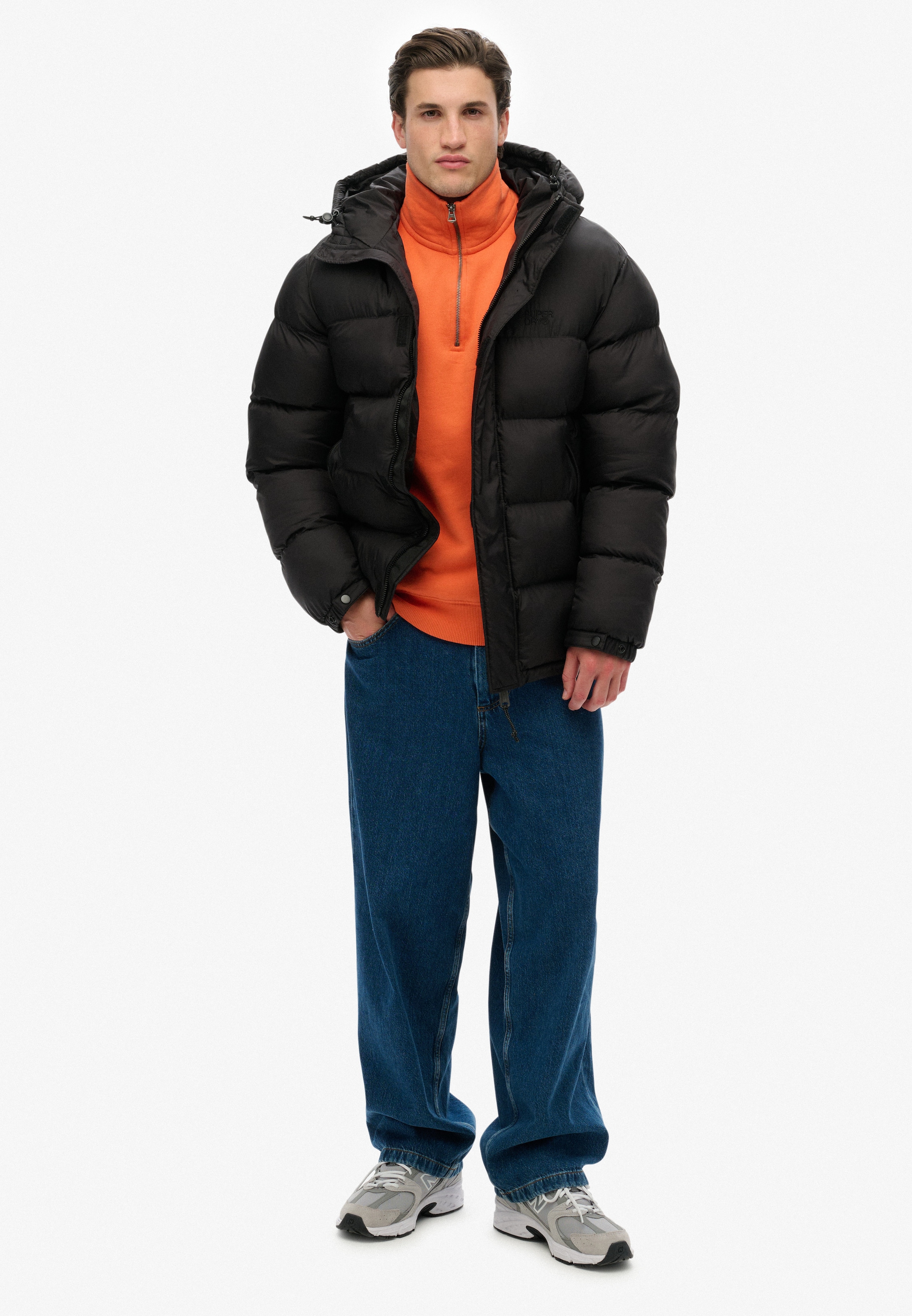 Superdry Steppjacke »HOODED TECH PADDED JKT«, mit Kapuze