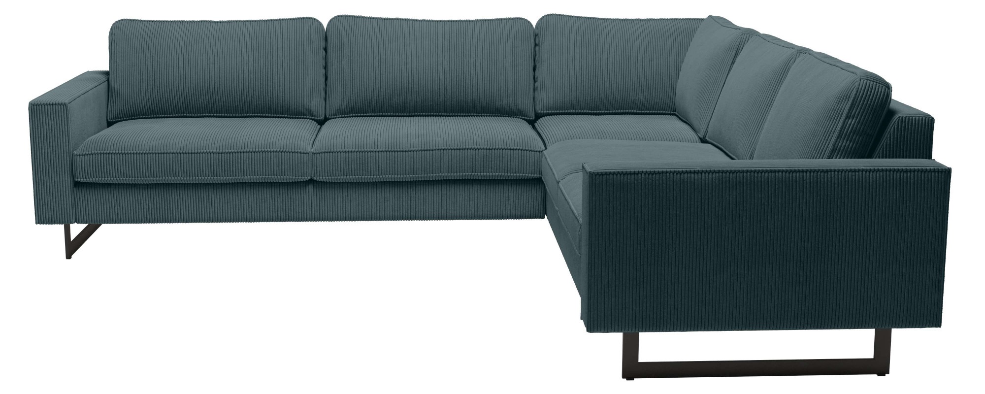 Places of Style Ecksofa "Pinto, XXL, 250/290 cm, langer Schenkel, Ottomane" günstig online kaufen