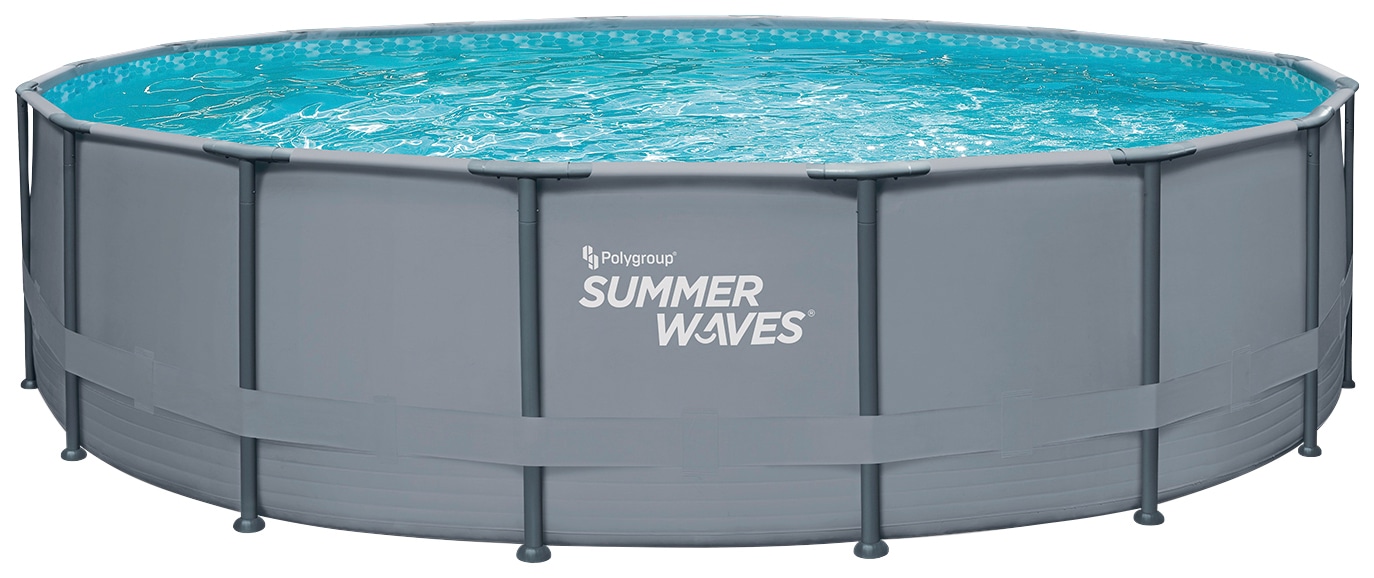 SummerWaves Framepool »Elite«, (Set, 7 tlg.), ØxH: 549x132 cm