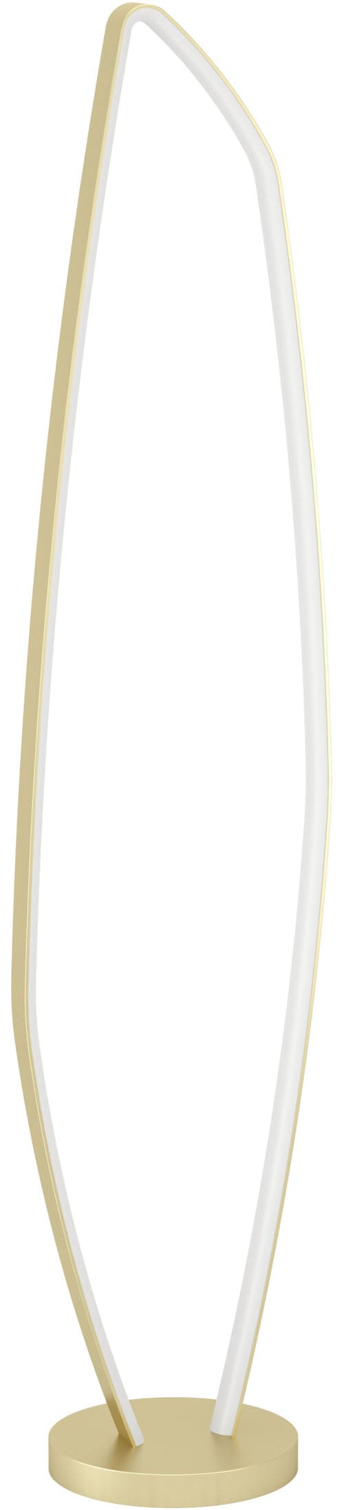 EGLO Stehlampe »VALLEROSA Stehlampe - Alu, Stahl - LED - 25,2W - IP20« LED-Modul 1 Stk. Warmweiß Standleuchte, Leselampe, Wohzimmer, Schlafzimmer, L29 x H128,5 cm