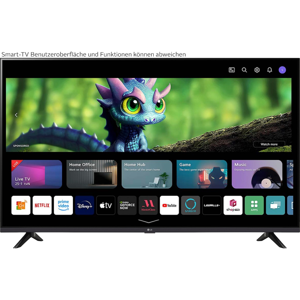 LG LED-Fernseher »43UR74006LB«, 108 cm/43 Zoll, 4K Ultra HD, Smart-TV