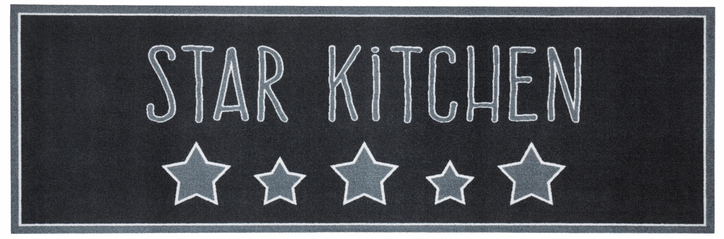 HANSE Home Küchenläufer »Star Kitchen«, rechteckig, Schriftzug Kurzflor, Schriftzug, rutschhemmend, | Kitchen, BAUR Waschbar