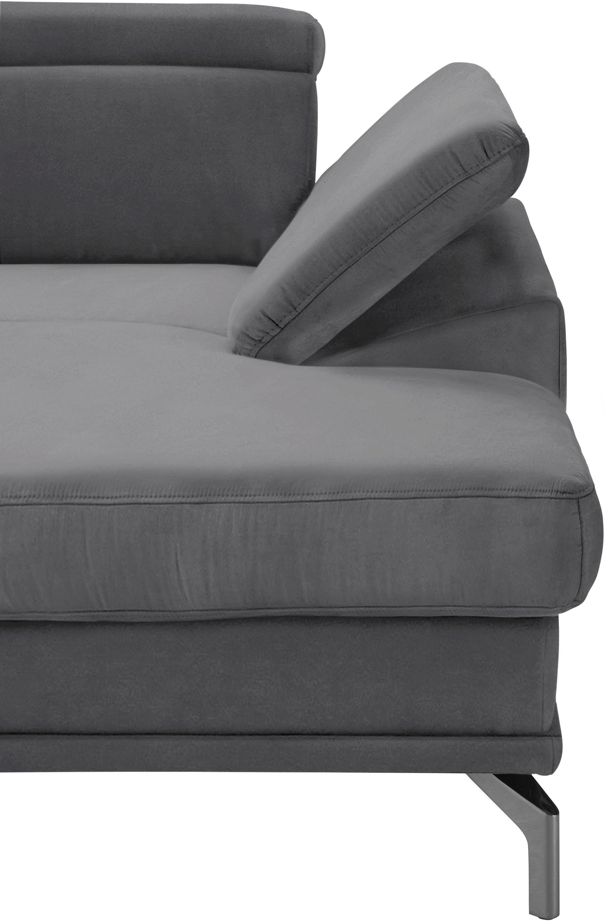 sit&more Wohnlandschaft »Scorpio U-Form«, inklusive Sitztiefenverstellung, mit Kopf- und Armteilverstellung