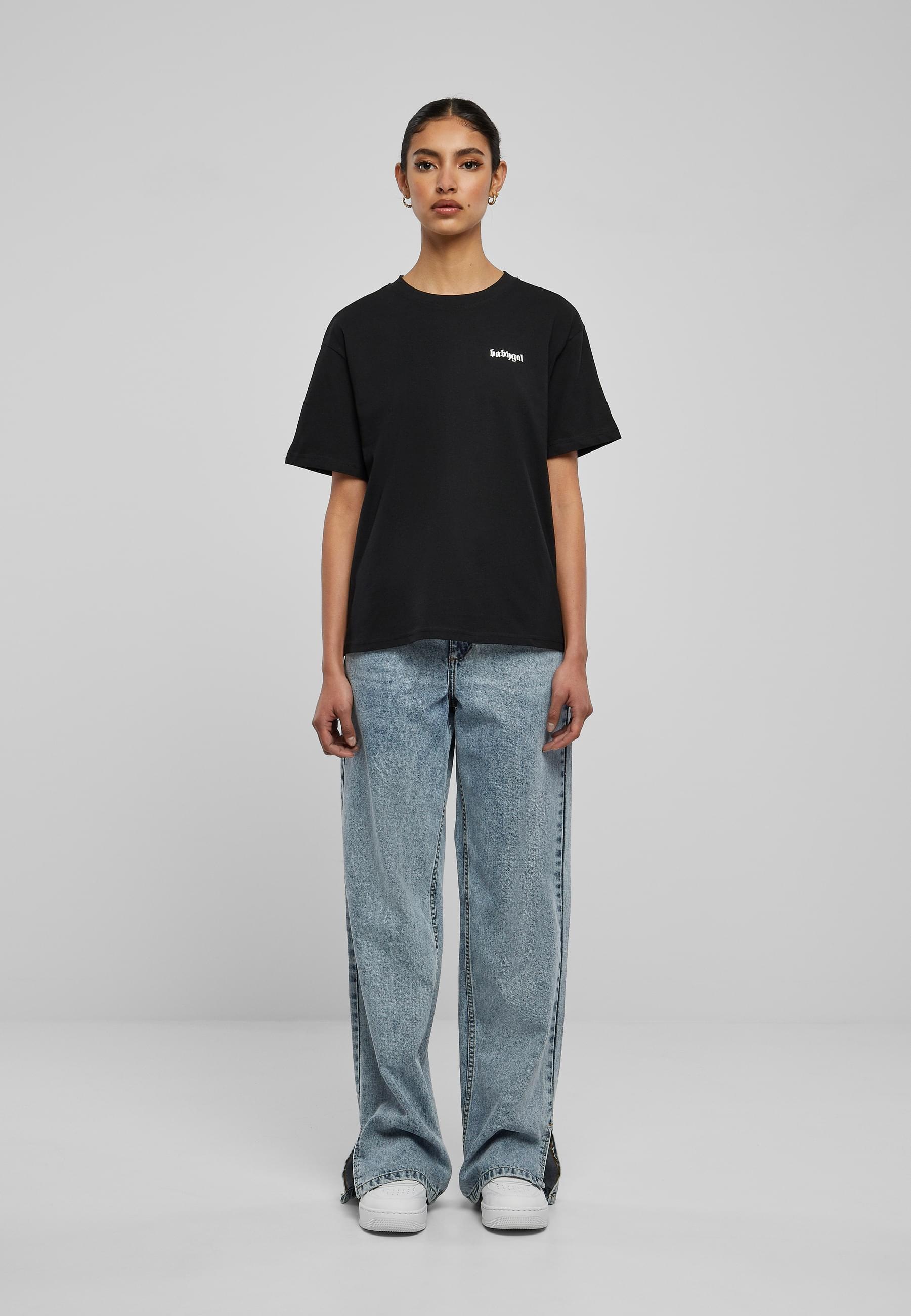 Miss Tee Kurzarmshirt »Miss Tee Damen Babygal Tee«, (1 tlg.)