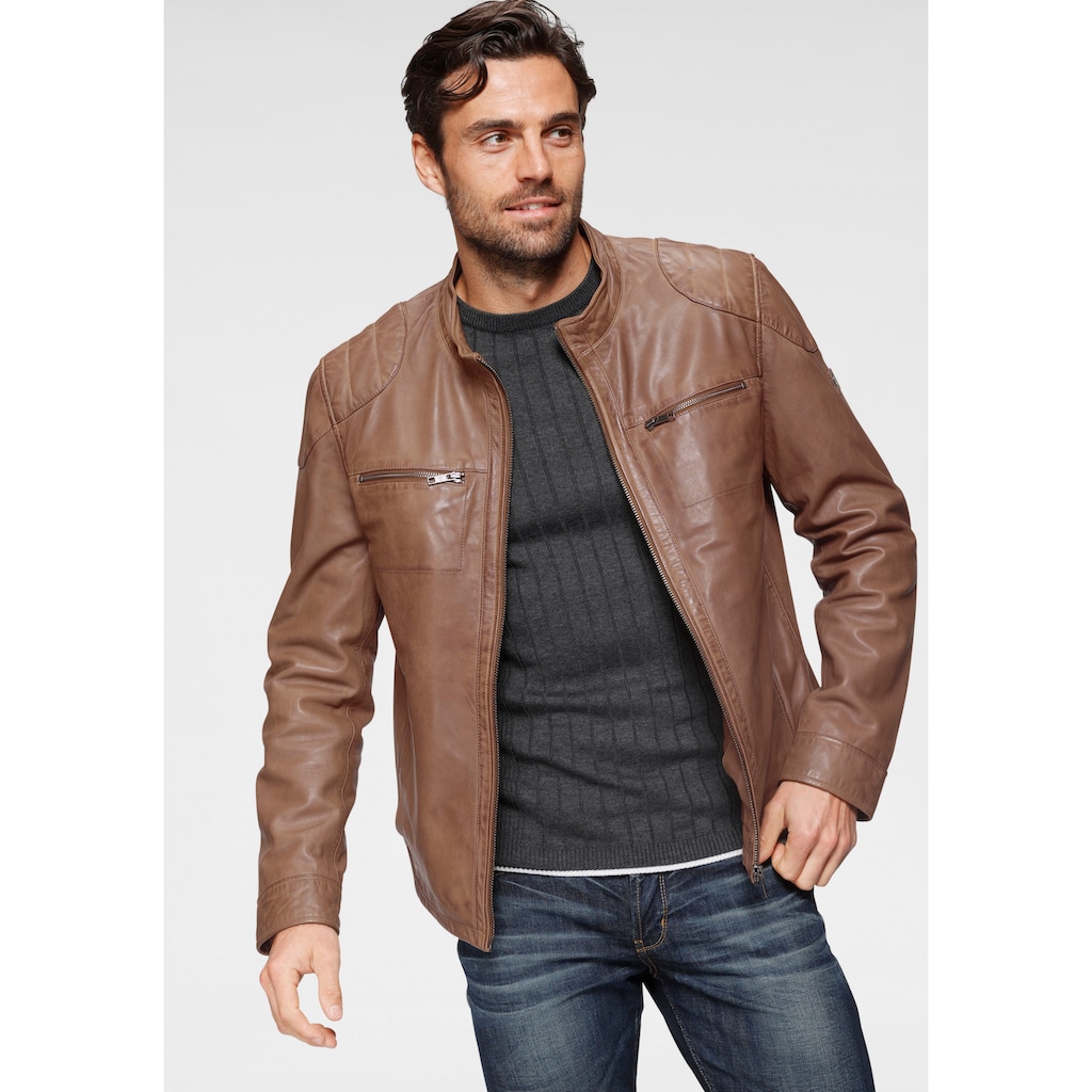 Bruno Banani Lederjacke »Flint«