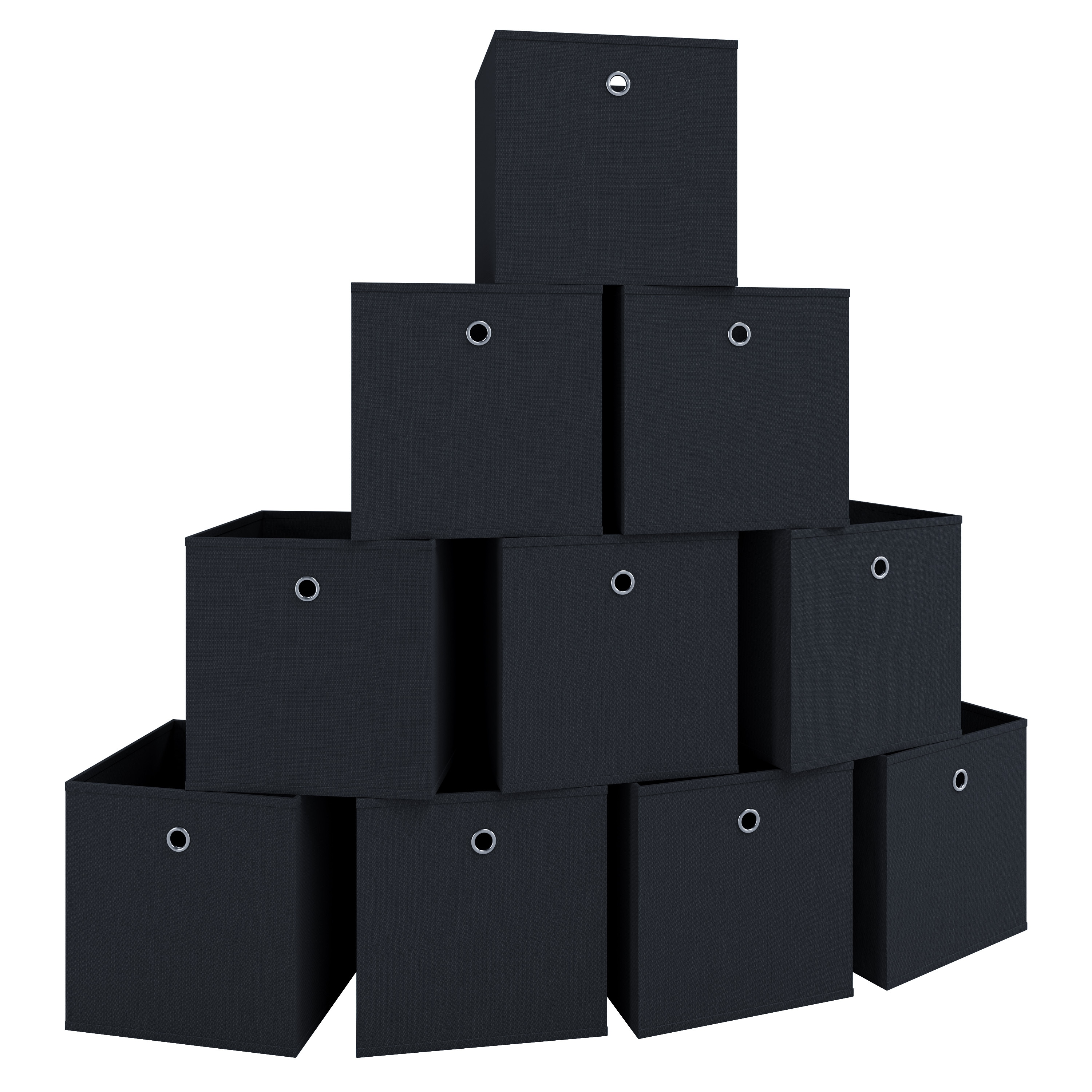 VCM Faltbox "10er Set Faltbox Klappbox Aufbewahrungsbox Boxas"