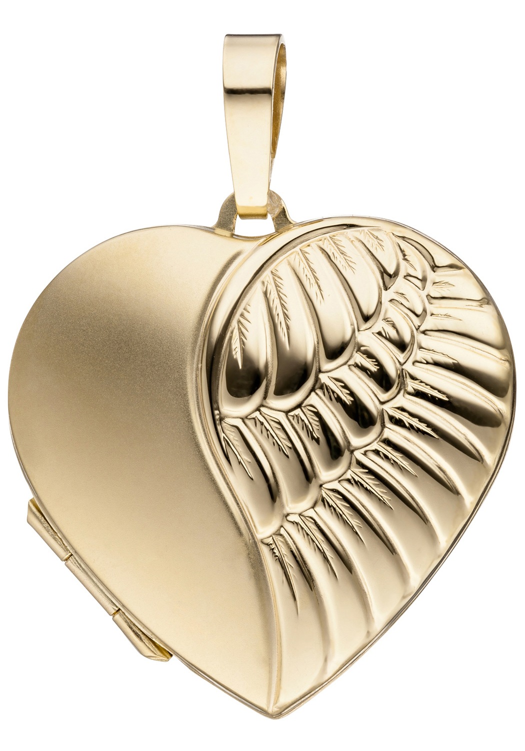 JOBO Medallionanhänger »Anhänger Medaillon Herz«, 333 Gold