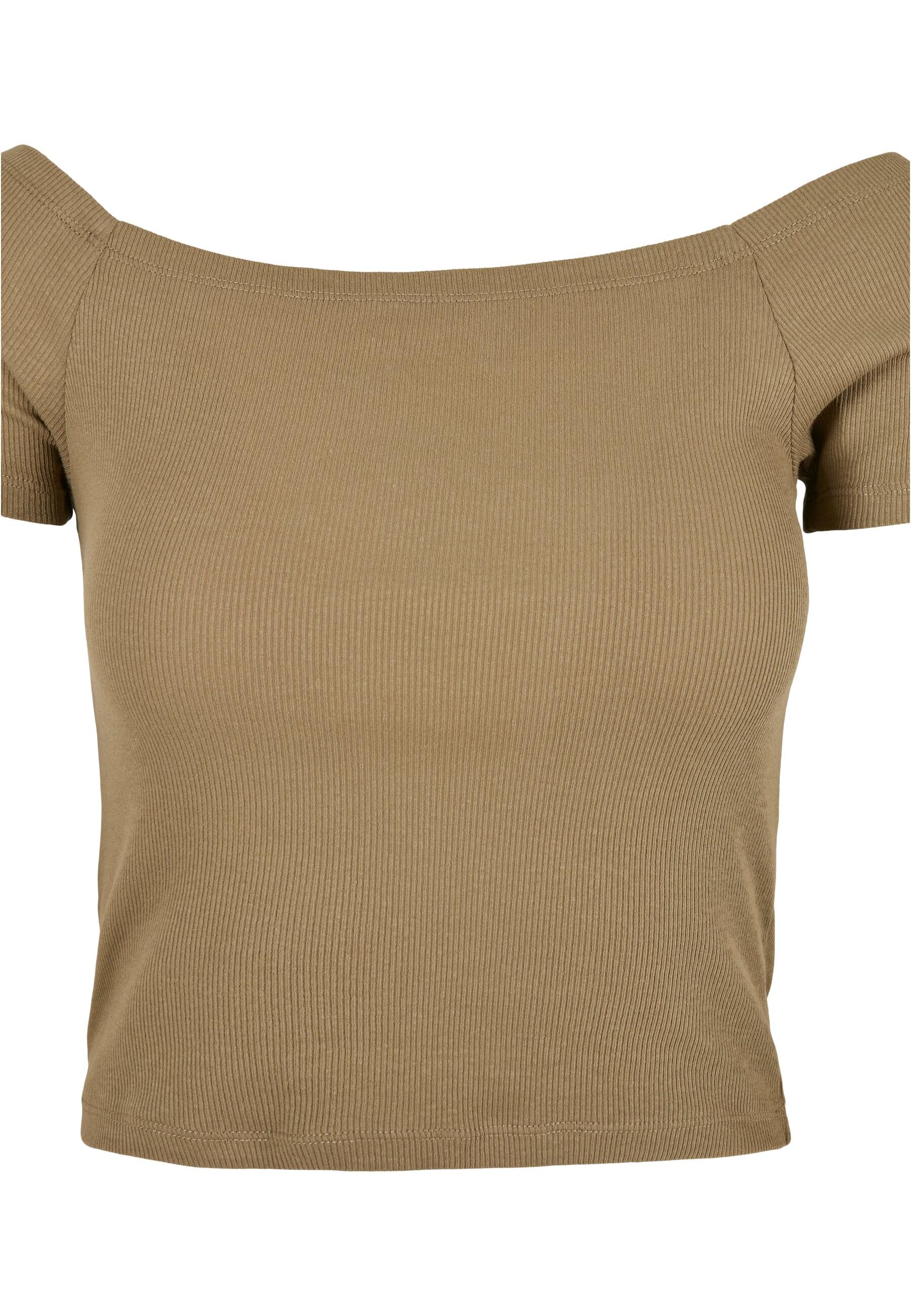 Thumbnail - URBAN CLASSICS T-Shirt "Urban Classics Damen Ladies Off Shoulder Rib Tee", (1 tlg.)