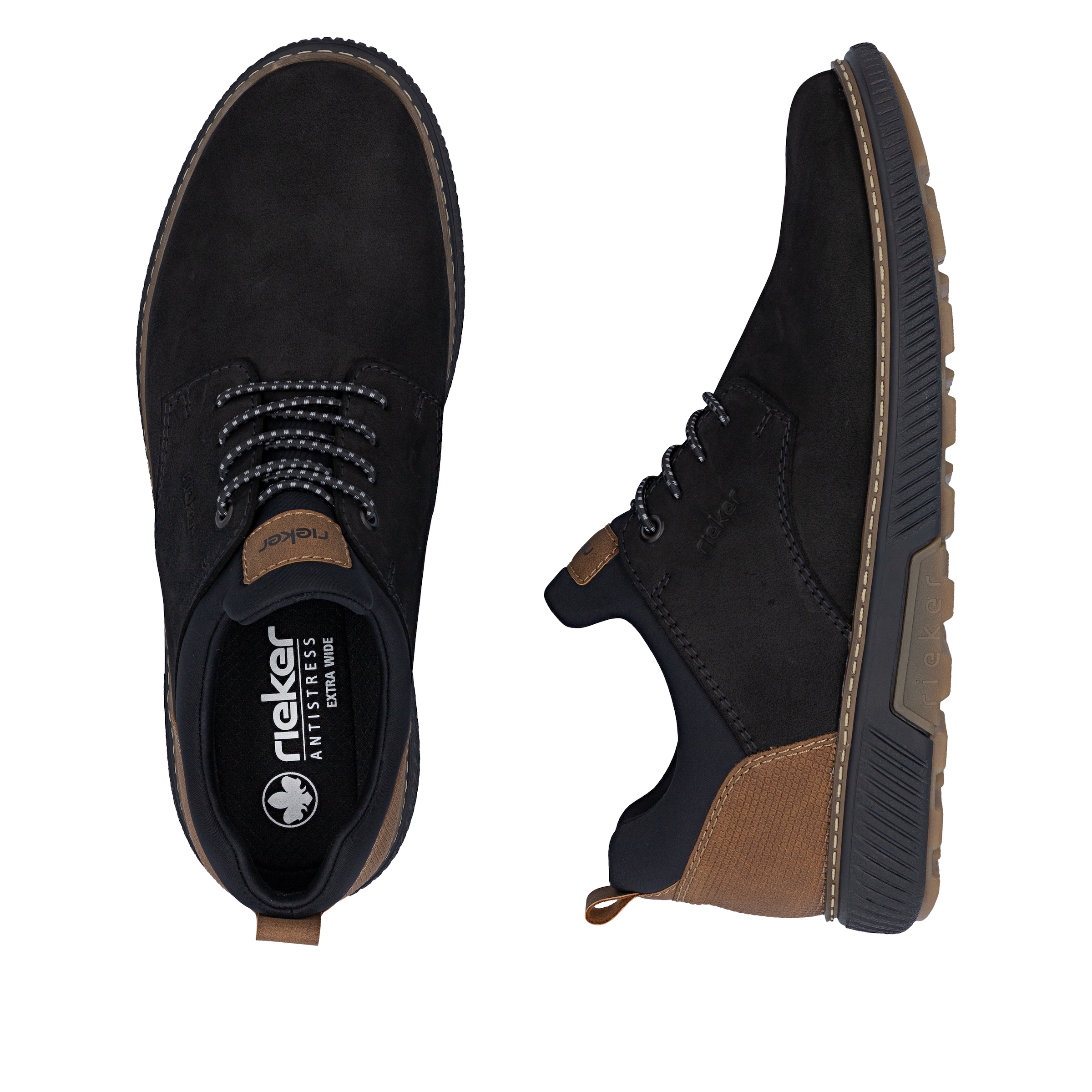 Rieker  Halbschuh, Schlupfschuh, Freizeitschuh, Elastik-Einstieg, schmale Form