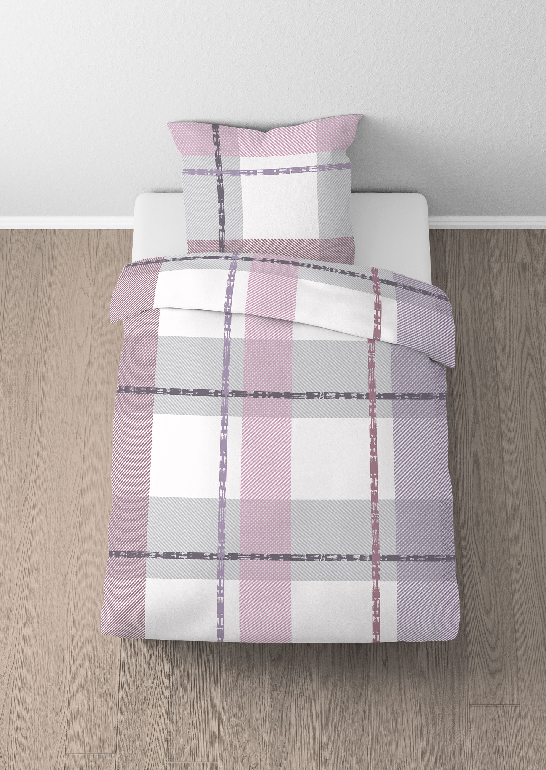 Castell - Markenbettwäsche Bettwäsche "0380746" 2 Stk. tlg. Nicki, kuscheli günstig online kaufen