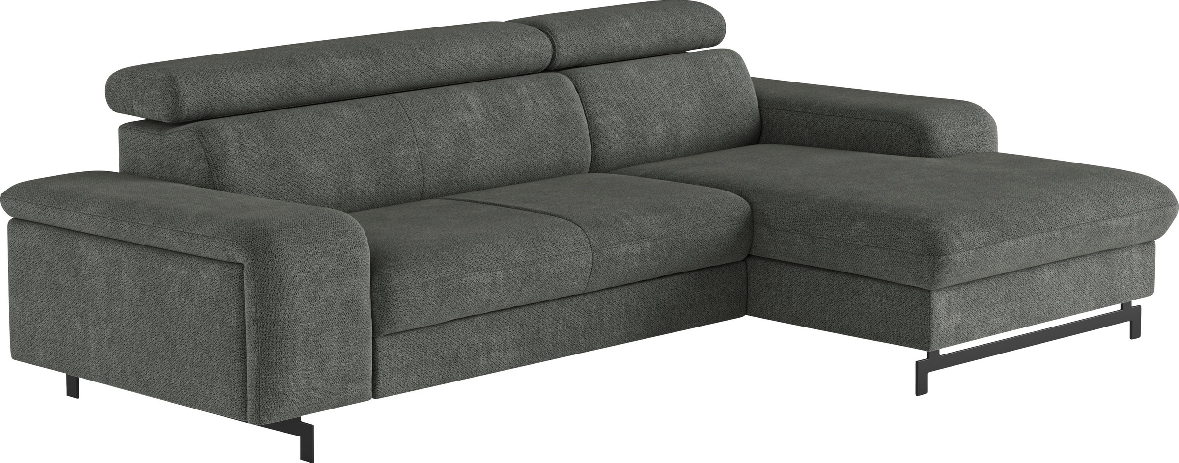 COTTA Ecksofa »Emma L-Form«, mit Kopfteilverstellung, wahlweise mit Bettfunktion & Bettkasten