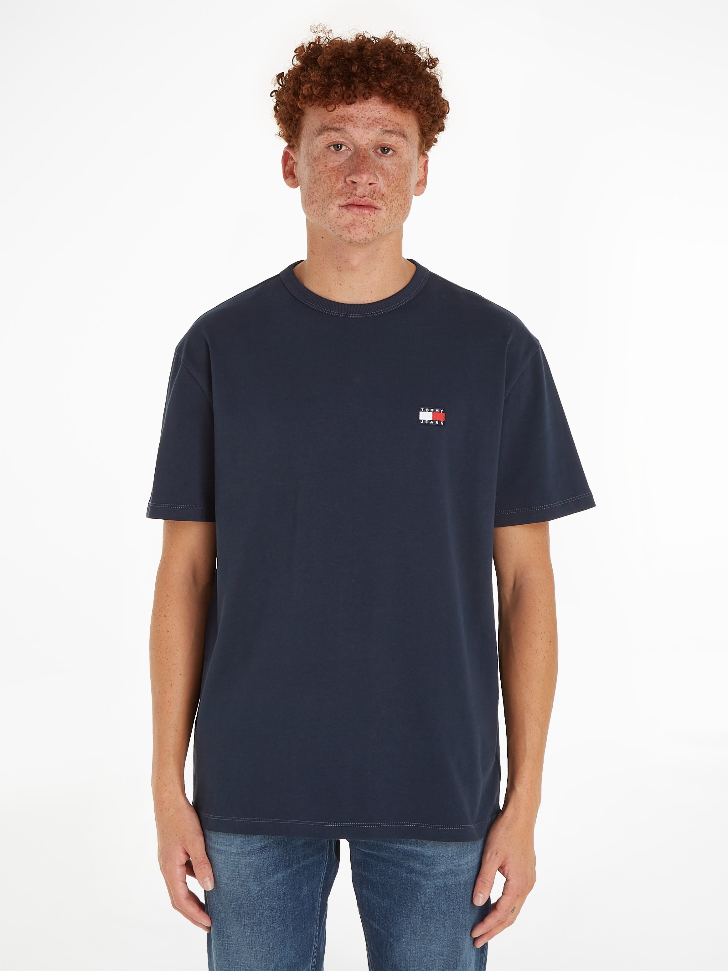 Tommy Jeans T-Shirt "TJM REG BADGE TEE EXT", mit Rundhalsausschnitt günstig online kaufen