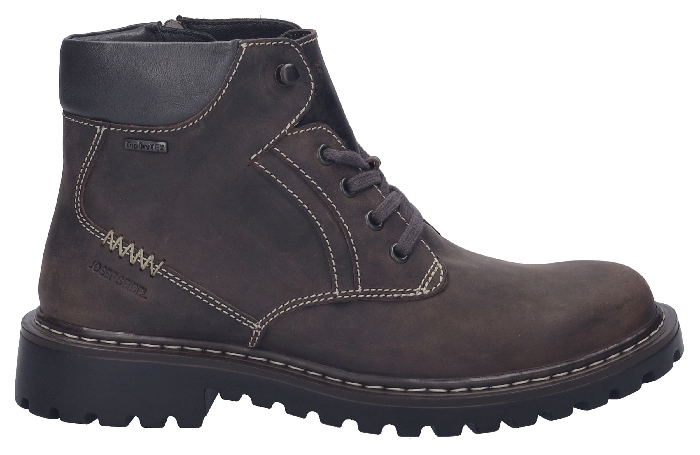 Josef Seibel Schnürboots »Chance 39«, Schnürstiefel, Komfortschuh mit Reißverschluss