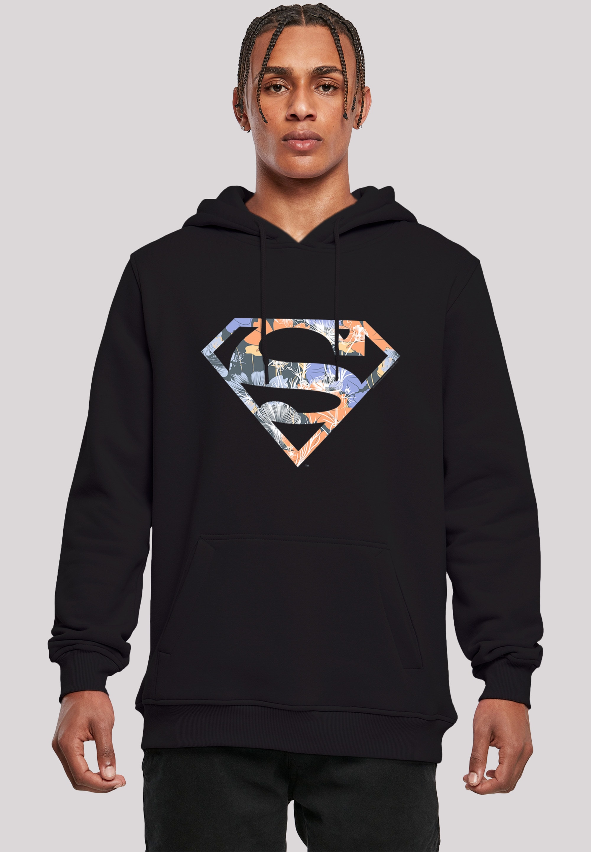 Sweatshirt »Hoodie DC Comics Superman Floral Logo Superheld«, Herren,Premium...