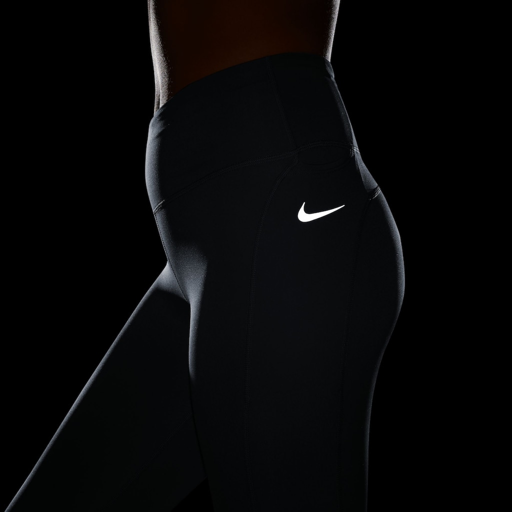 Nike Lauftights »EPIC FAST WOMEN'S MID-RISE POCKET RUNNING LEGGINGS«